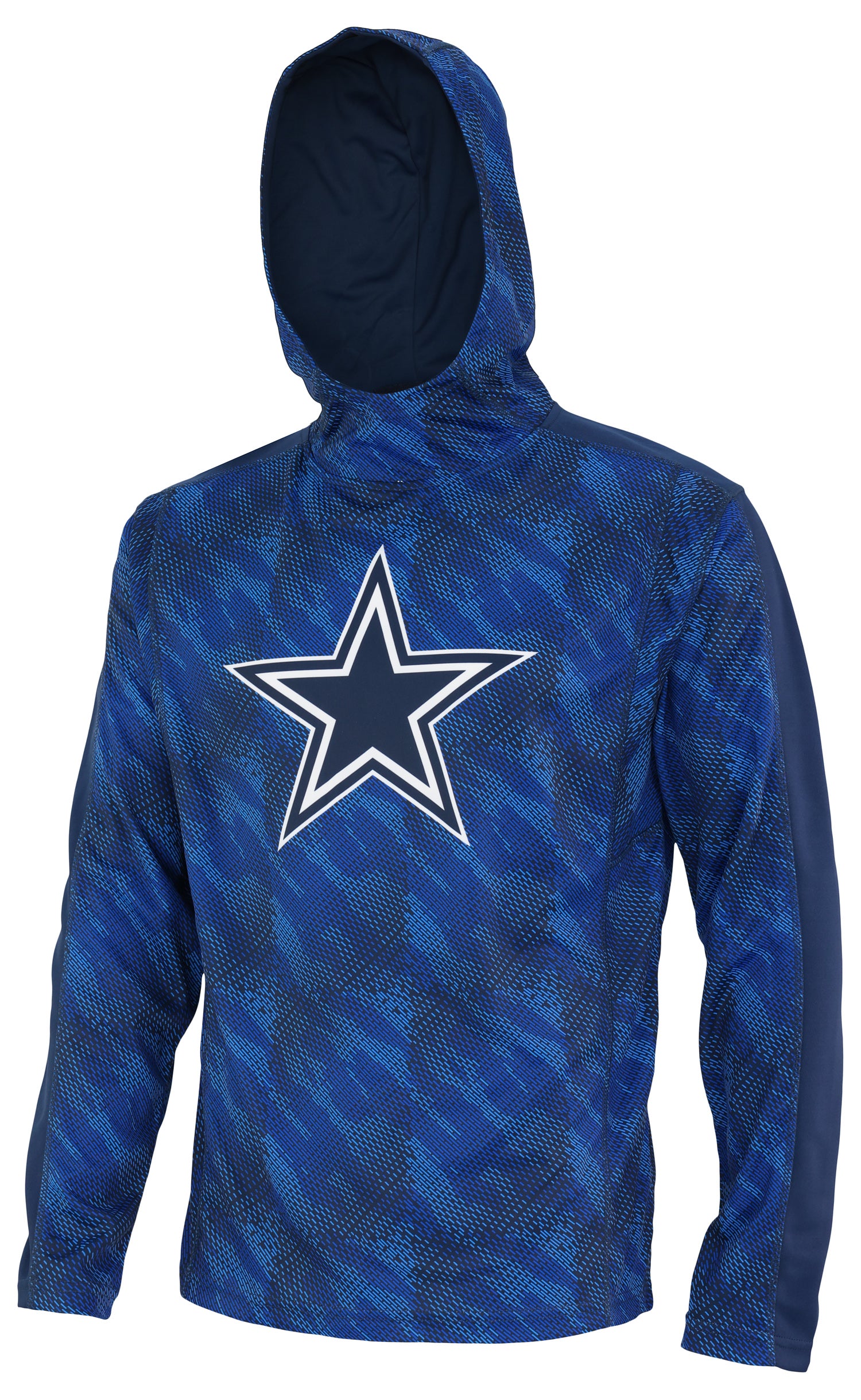 Zubaz NFL Men's Dallas Cowboys Elevated Lightweight Viper Hoodie