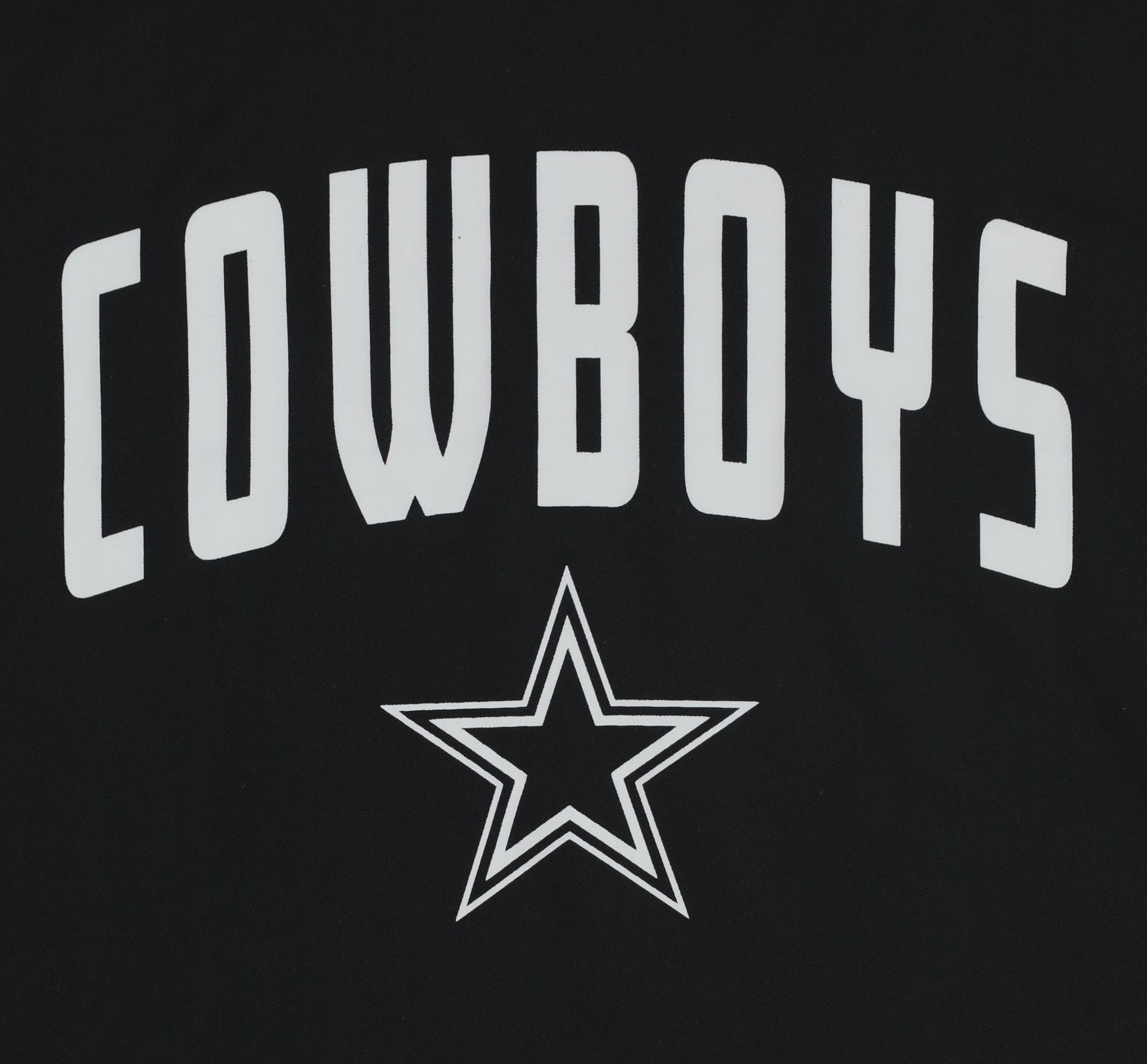 Zubaz NFL Men's Dallas Cowboys Black Elevated Lightweight Hoodie With