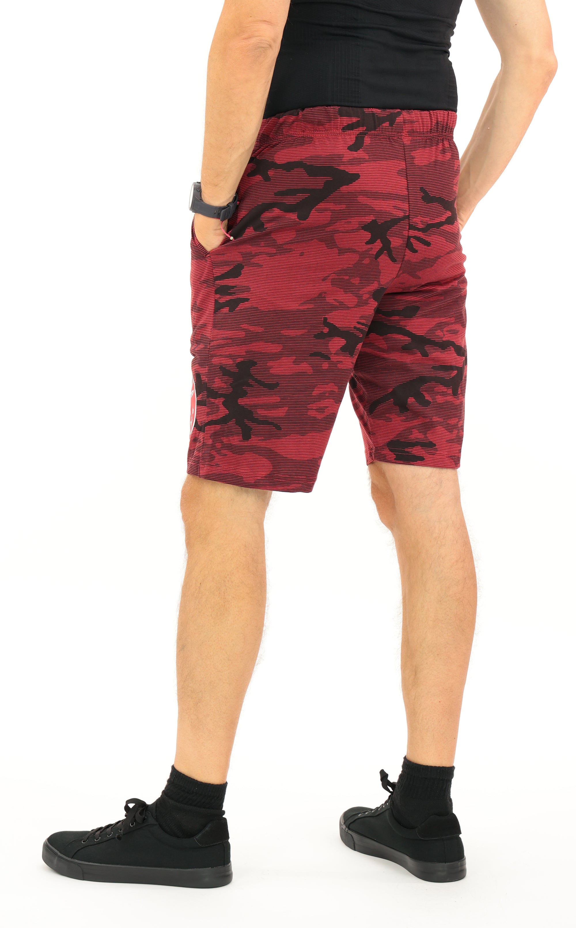 Zubaz NFL Adult Unisex Z88 Camo Lines Shorts, Arizona Cardinals