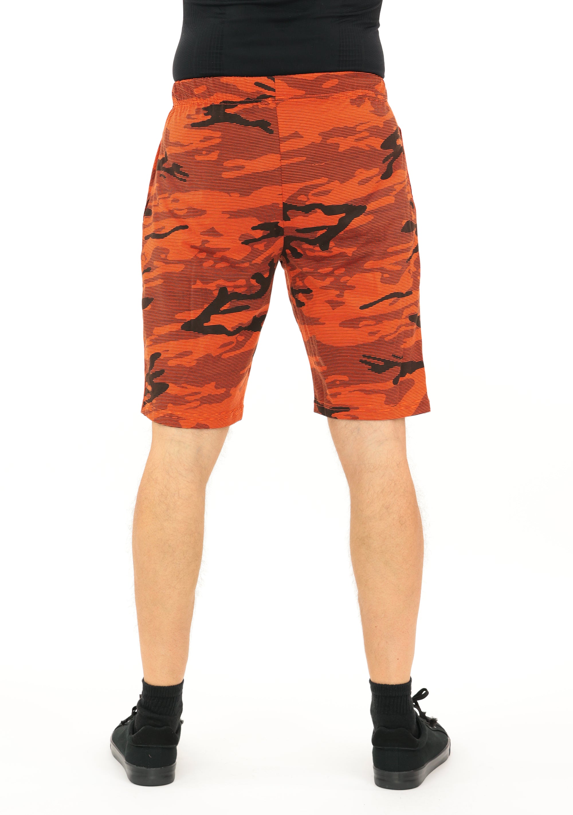 Zubaz NFL Adult Unisex Z88 Camo Lines Shorts, Cincinnati Bengals