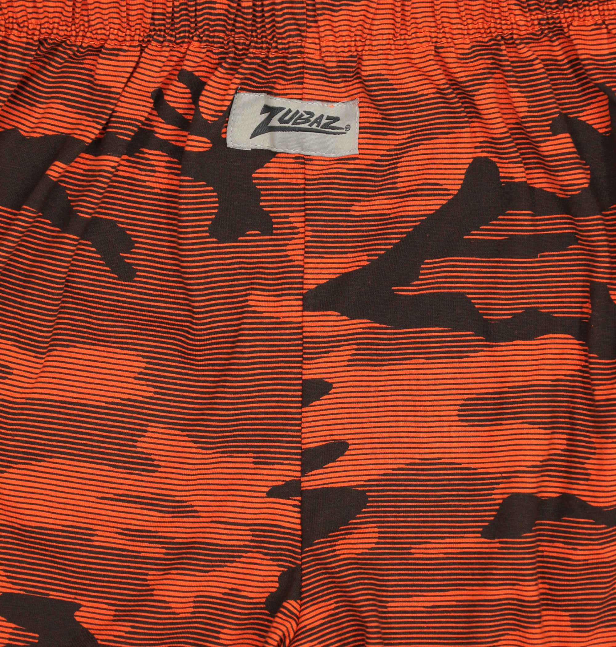Zubaz NFL Adult Unisex Z88 Camo Lines Shorts, Cincinnati Bengals