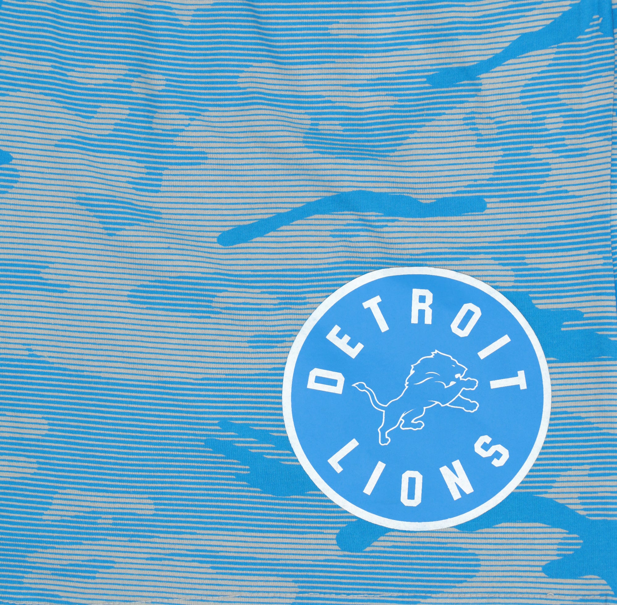 Zubaz NFL Adult Unisex Z88 Camo Lines Shorts, Detroit Lions