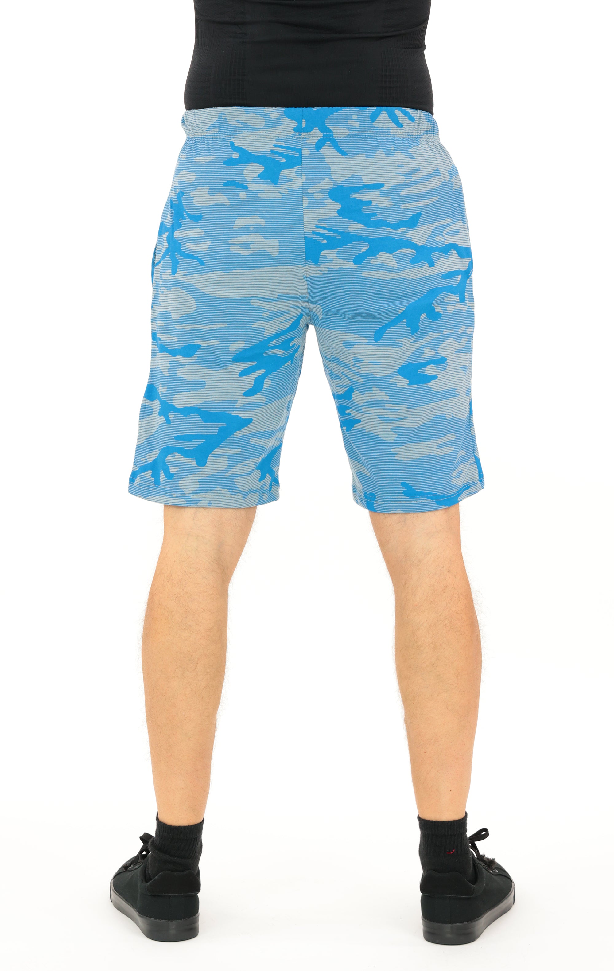 Zubaz NFL Adult Unisex Z88 Camo Lines Shorts, Detroit Lions