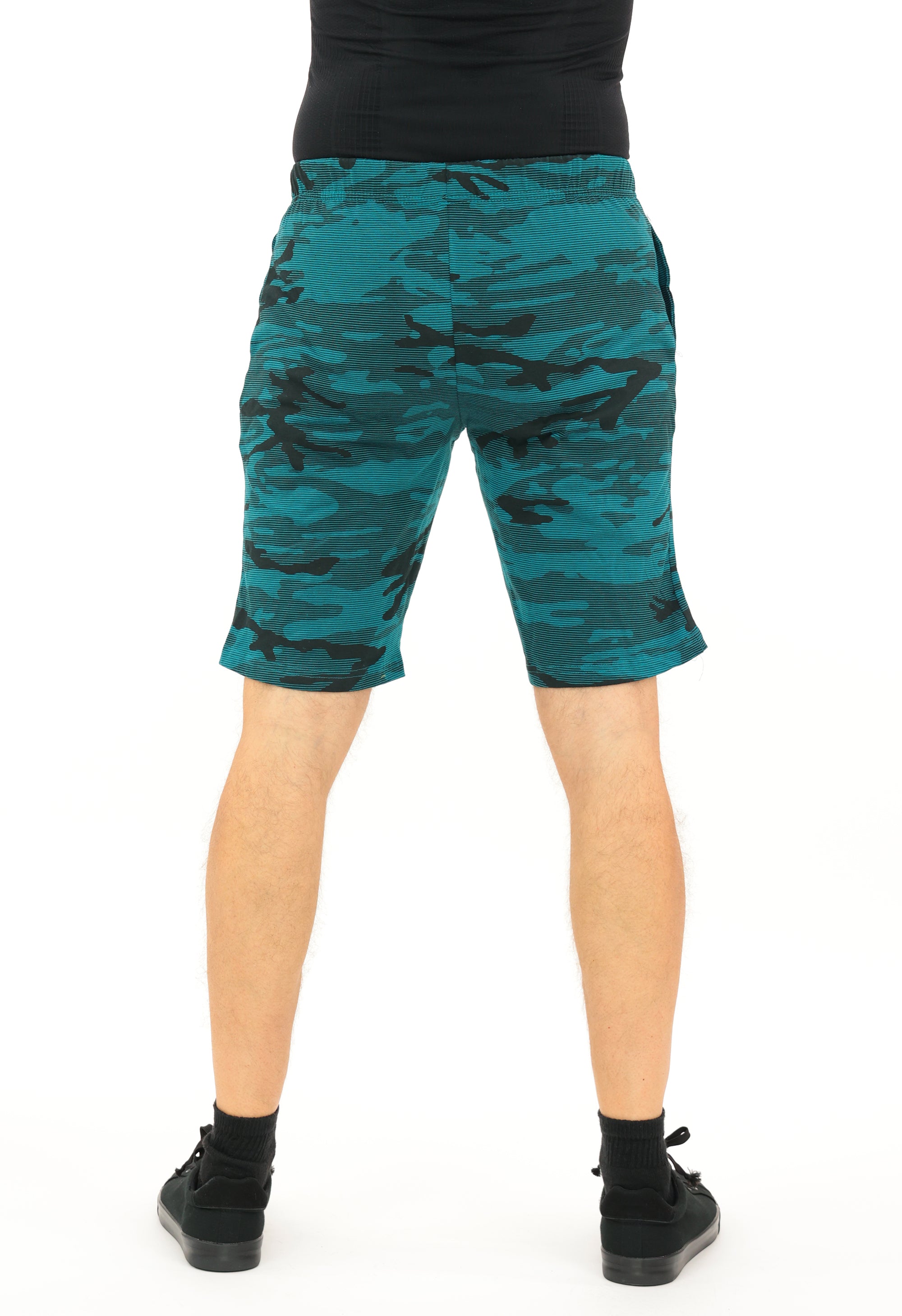 Zubaz NFL Adult Unisex Z88 Camo Lines Shorts, Jacksonville Jaguars