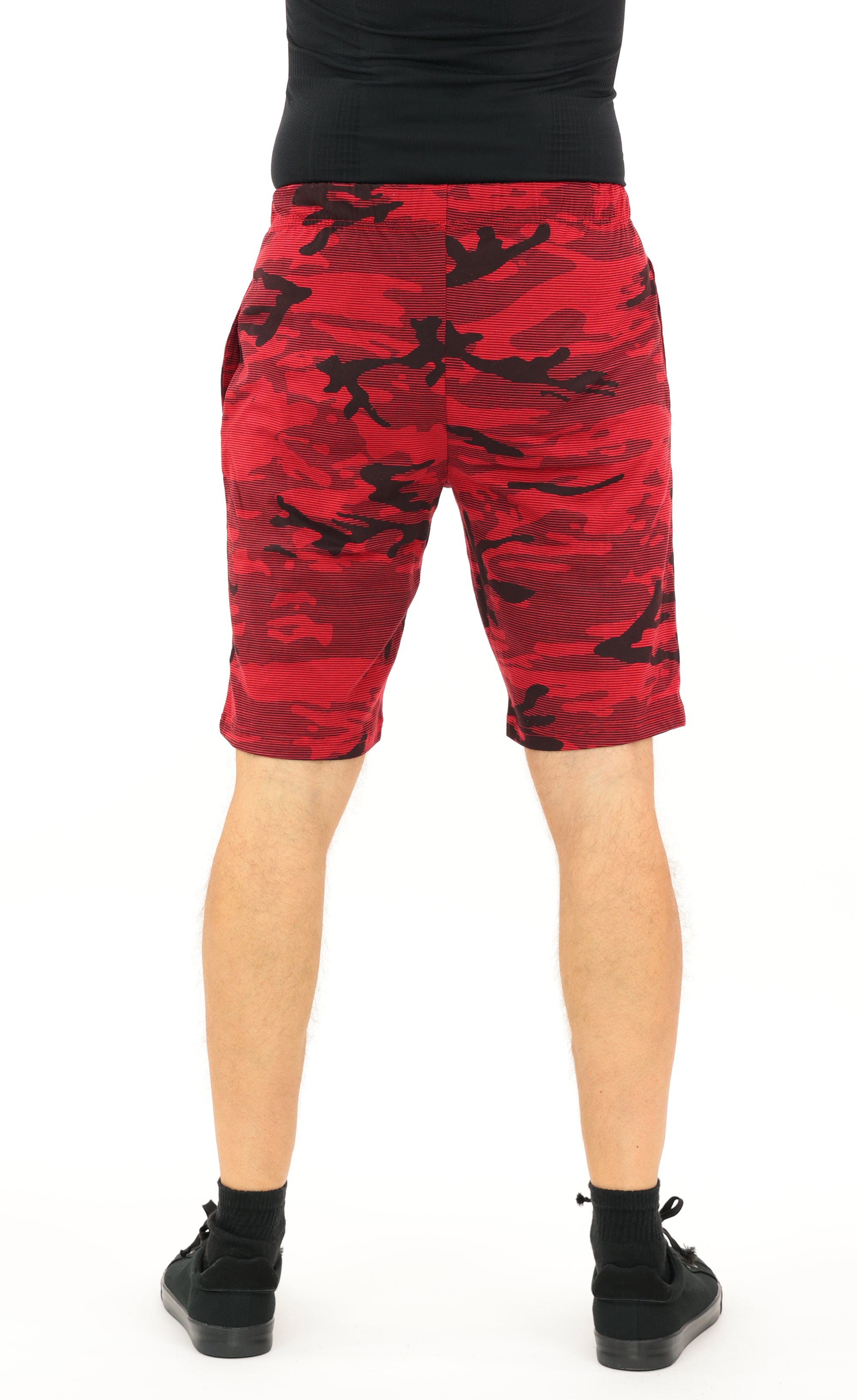 Zubaz NFL Adult Unisex Z88 Camo Lines Shorts, Kansas City Chiefs