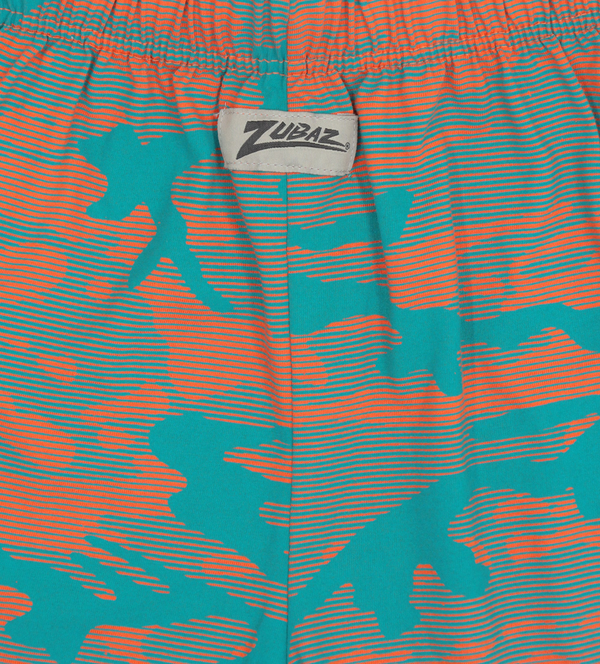 Zubaz NFL Adult Unisex Z88 Camo Lines Shorts, Miami Dolphins