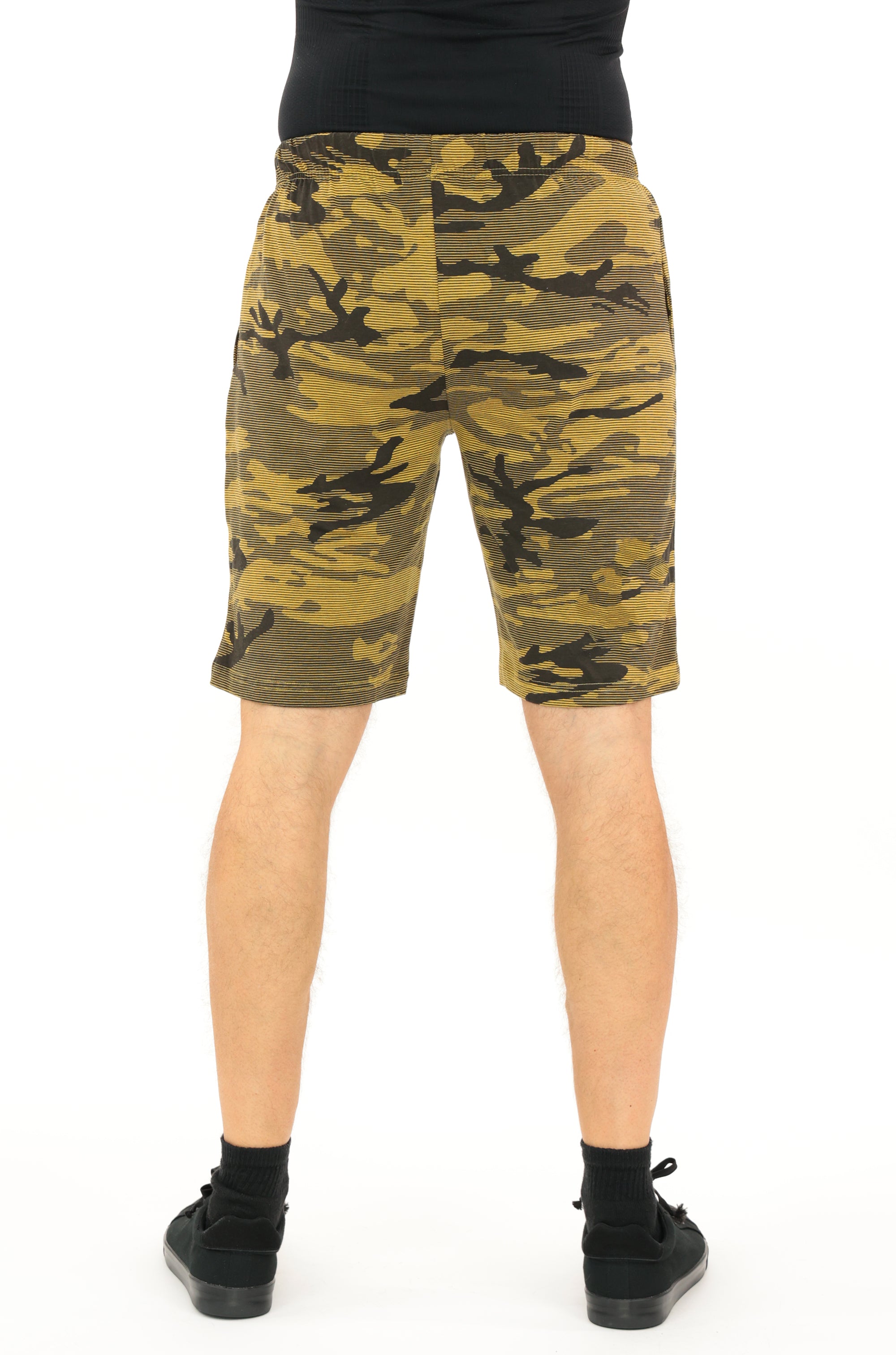 Zubaz NFL Adult Unisex Z88 Camo Lines Shorts, New Orleans Saints