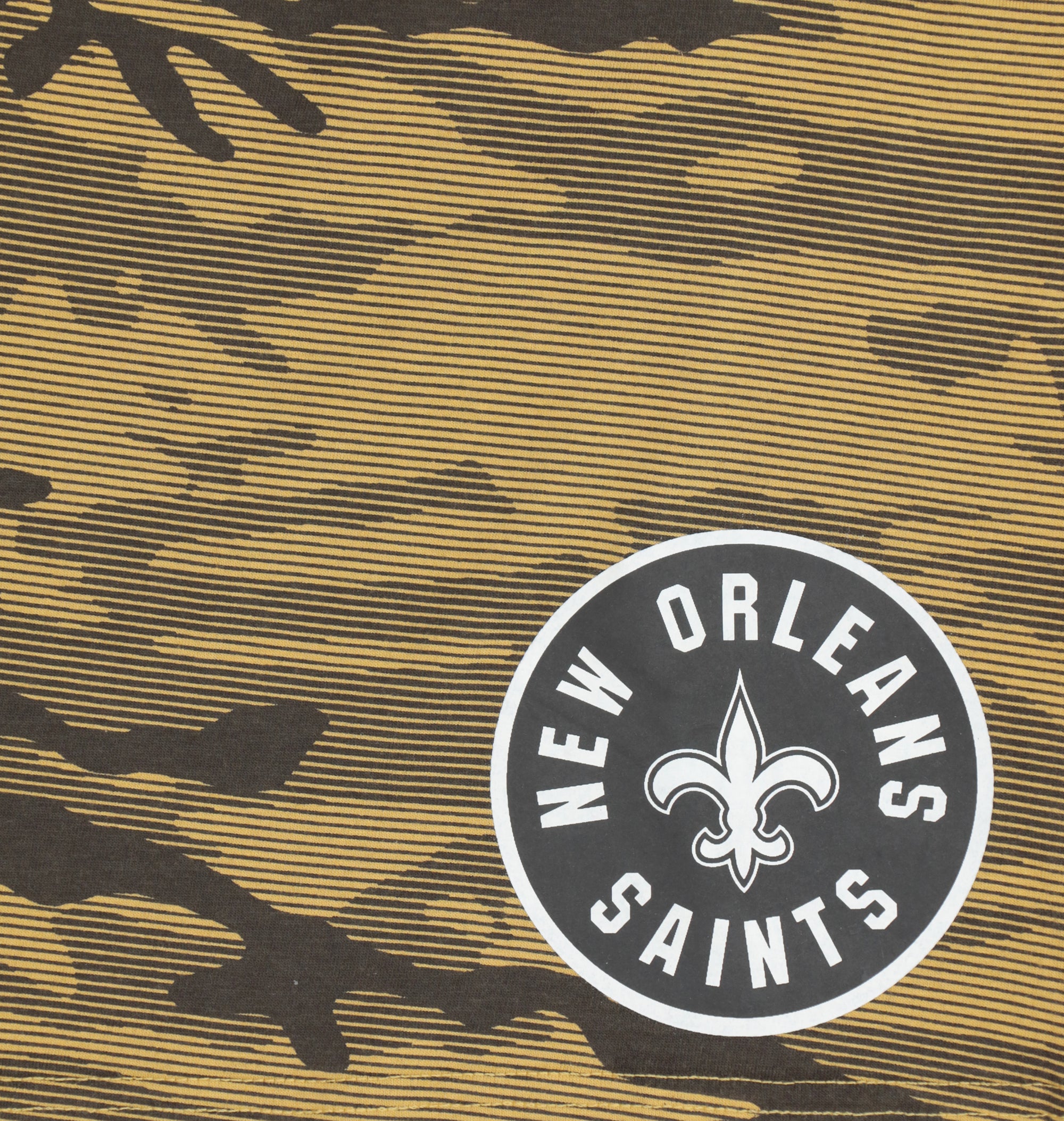 Zubaz NFL Adult Unisex Z88 Camo Lines Shorts, New Orleans Saints