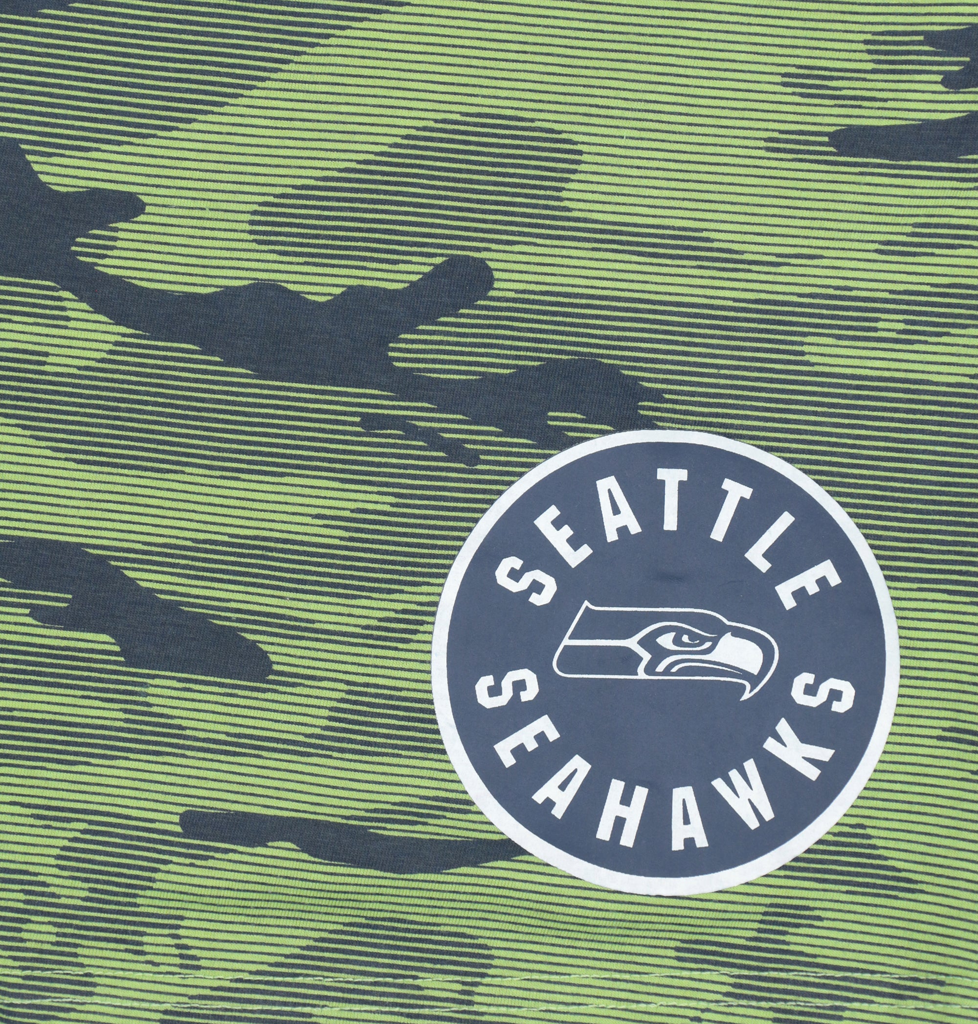 Zubaz NFL Adult Unisex Z88 Camo Lines Shorts, Seattle Seahawks