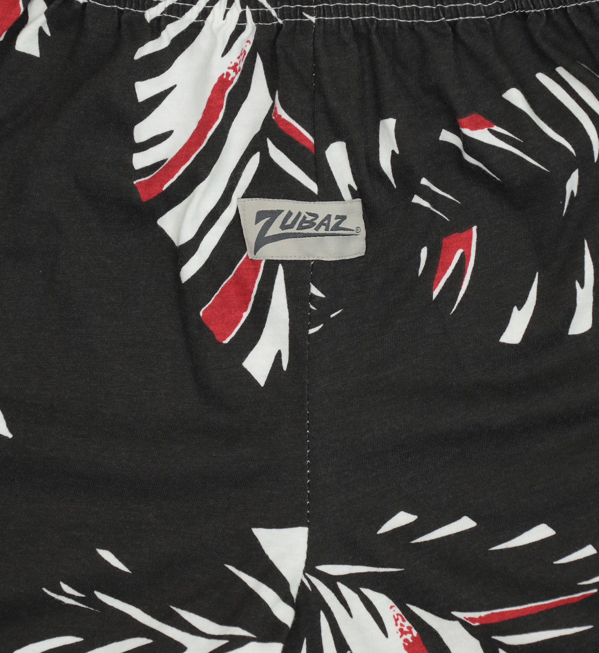 Zubaz NFL Adult Unisex Z88 Embroidered Leaf 3 Team Color Shorts, Atlanta Falcons
