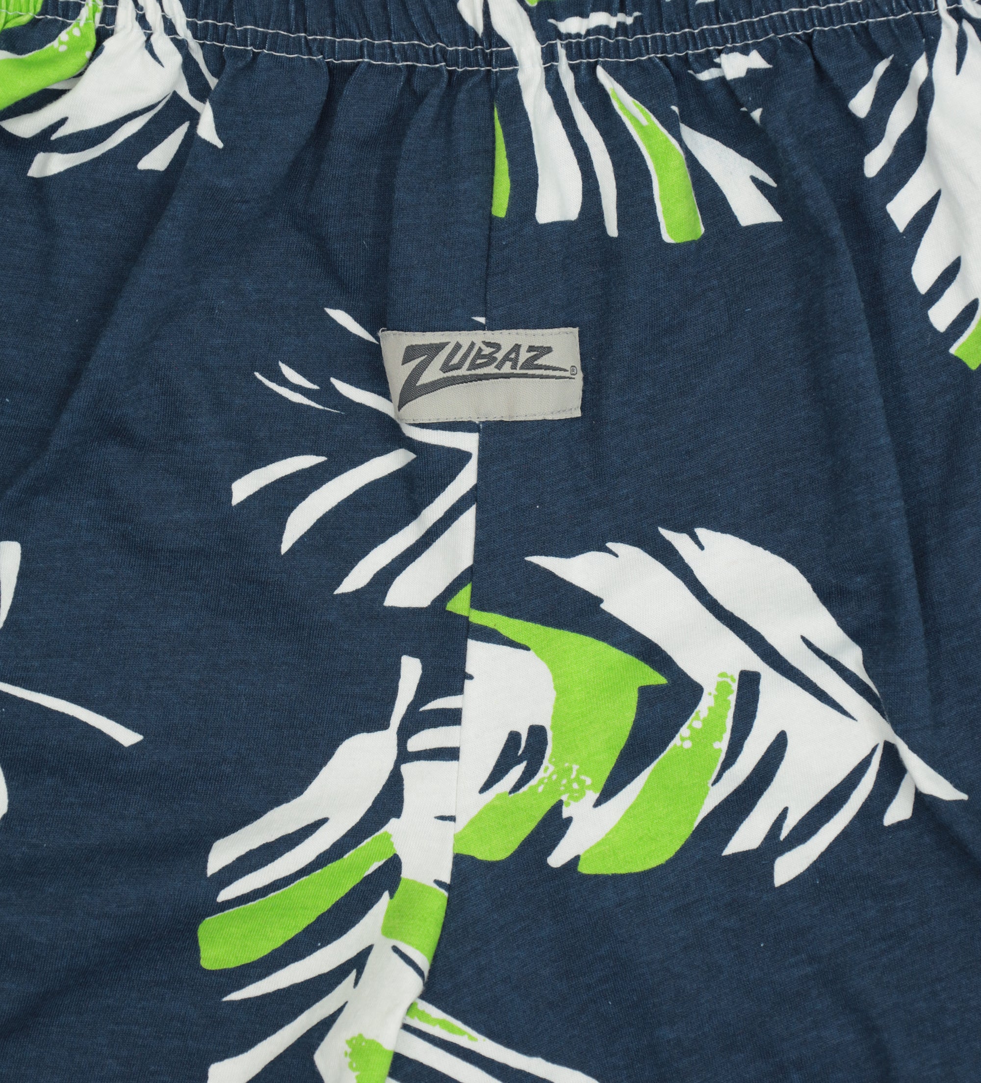 Zubaz NFL Adult Unisex Z88 Embroidered Leaf 3 Team Color Shorts, Seattle Seahawks