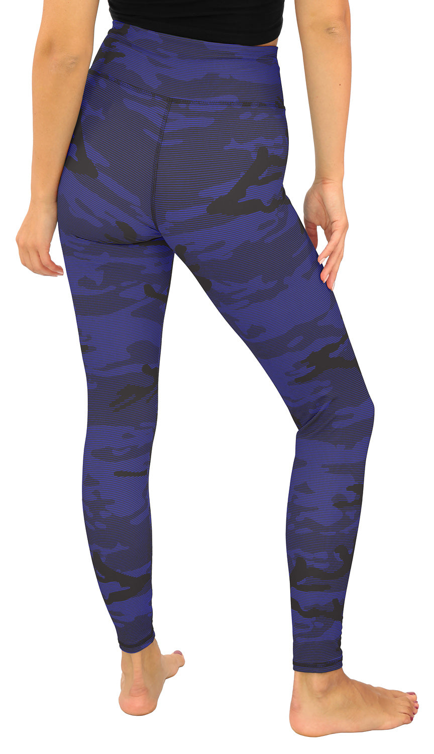 Zubaz NFL Women's Goal Line Camo Line Leggings, Baltimore Ravens