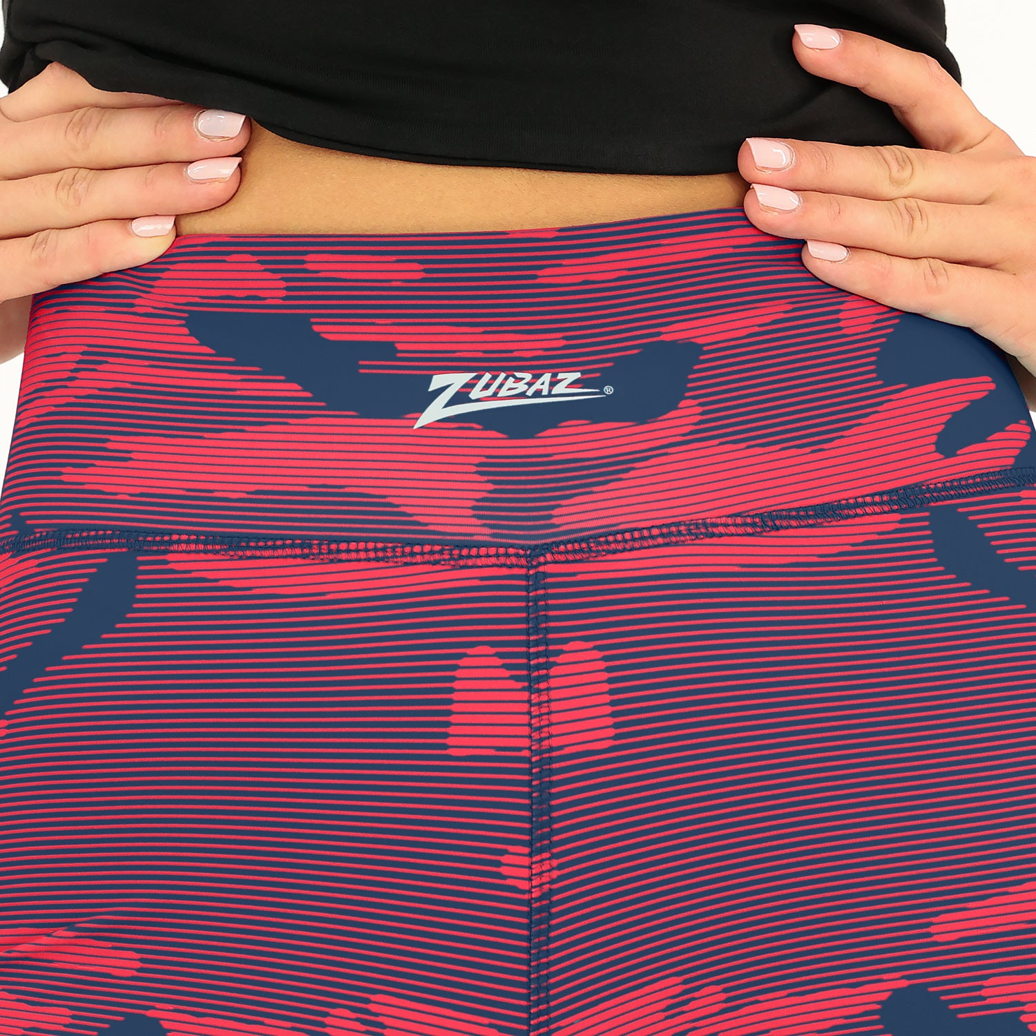 Zubaz NFL Women's Goal Line Camo Line Leggings, Houston Texans