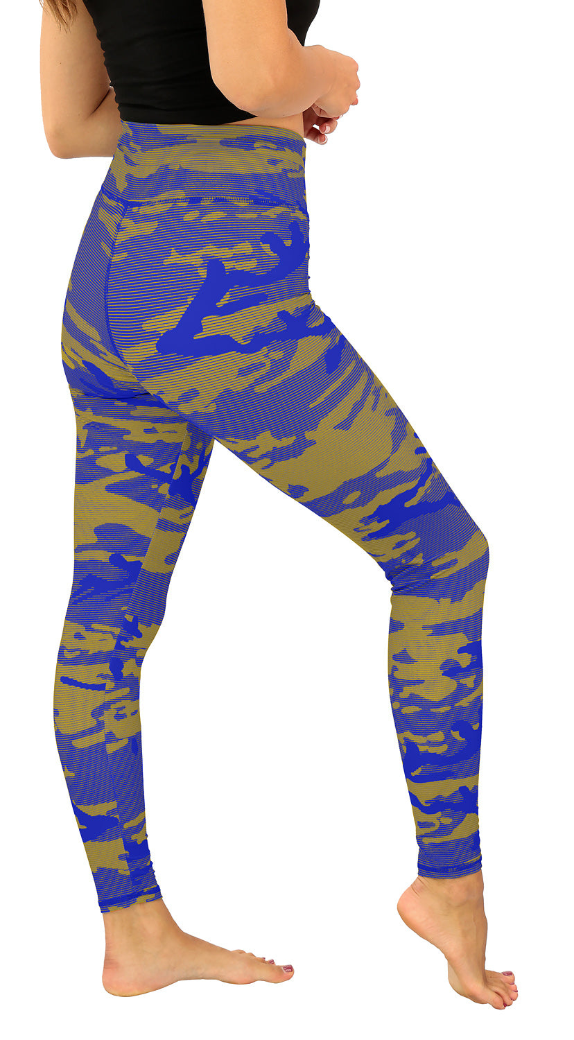 Zubaz NFL Women's Goal Line Camo Line Leggings, Los Angeles Rams