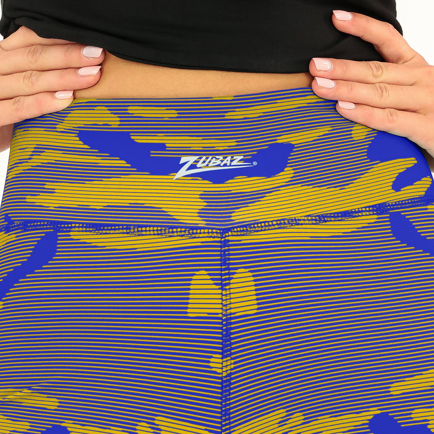 Zubaz NFL Women's Goal Line Camo Line Leggings, Los Angeles Rams