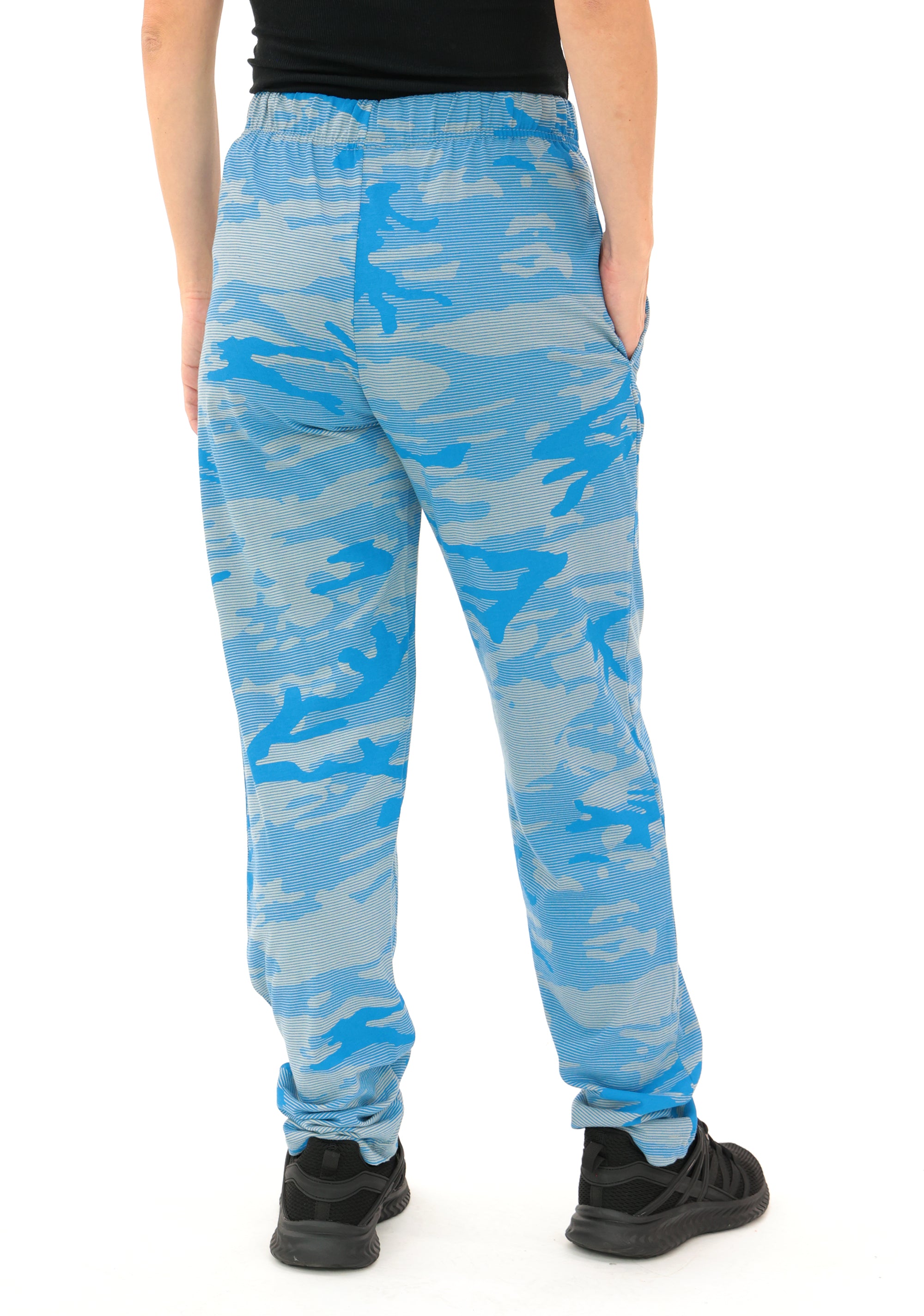Zubaz NFL Adult Unisex Z88 Camo Lines Pants, Detroit Lions