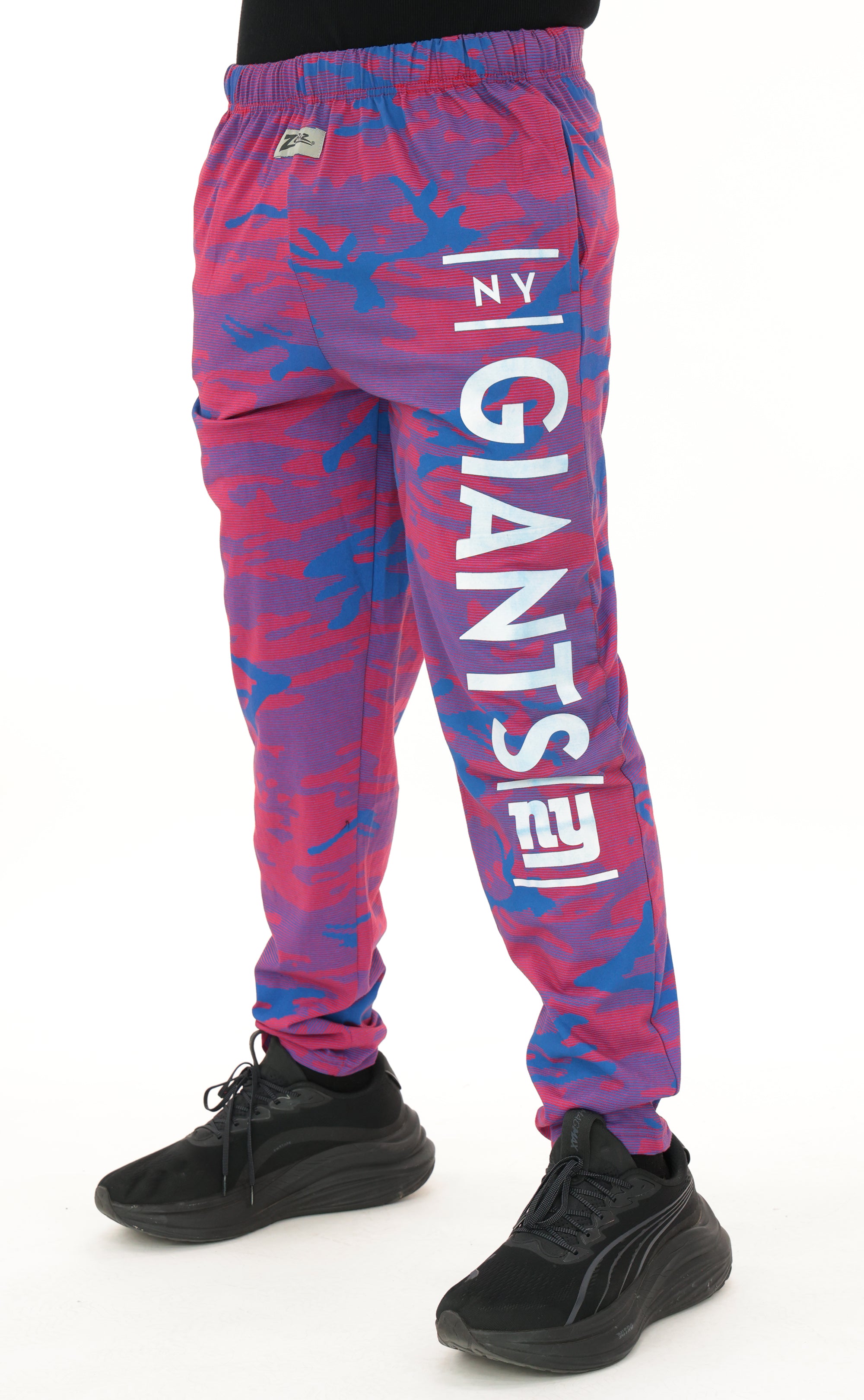 Zubaz NFL Adult Unisex Z88 Camo Lines Pants, New York Giants