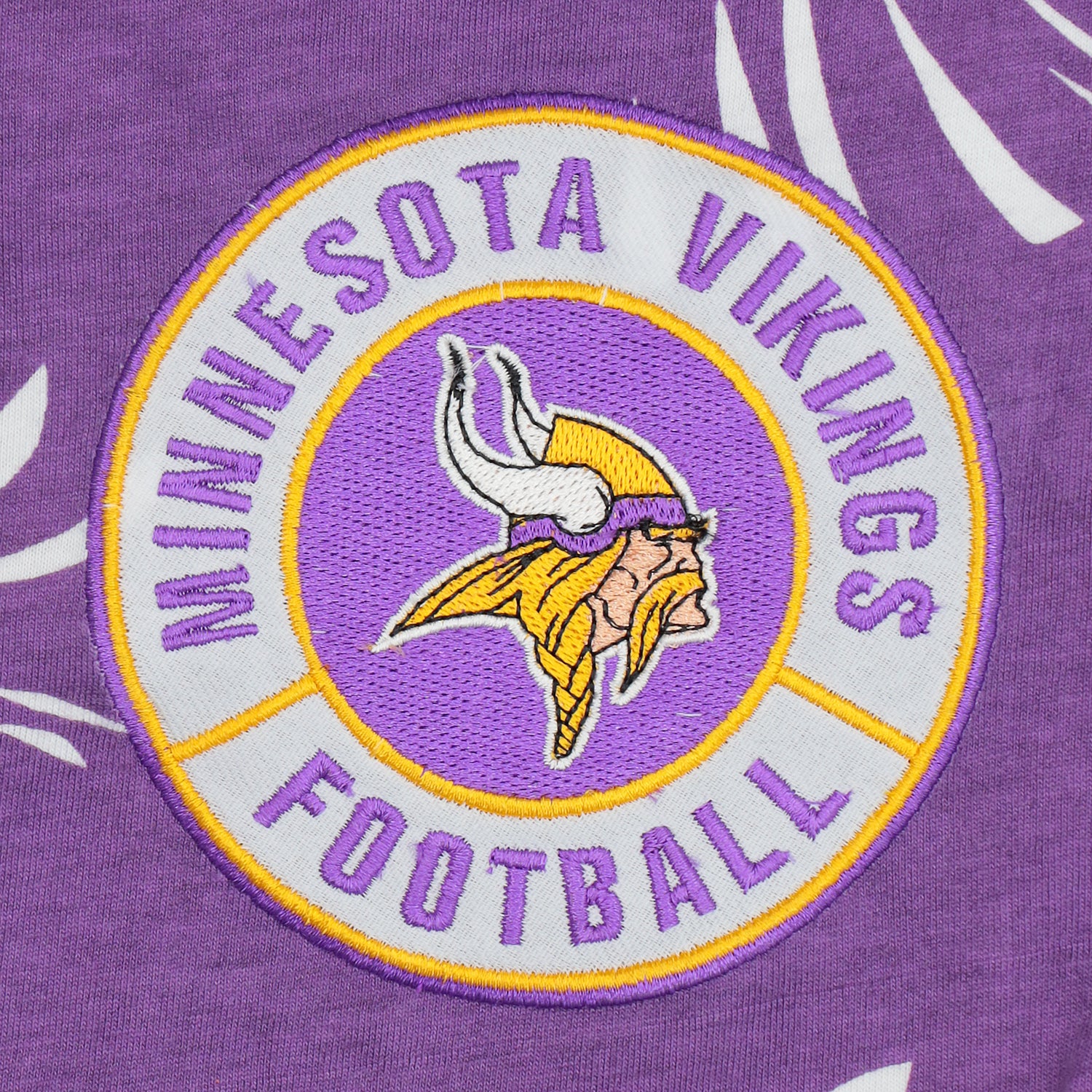 Zubaz NFL Adult Unisex Z88 Embroidered Leaf 3 Color Pants, Minnesota Vikings