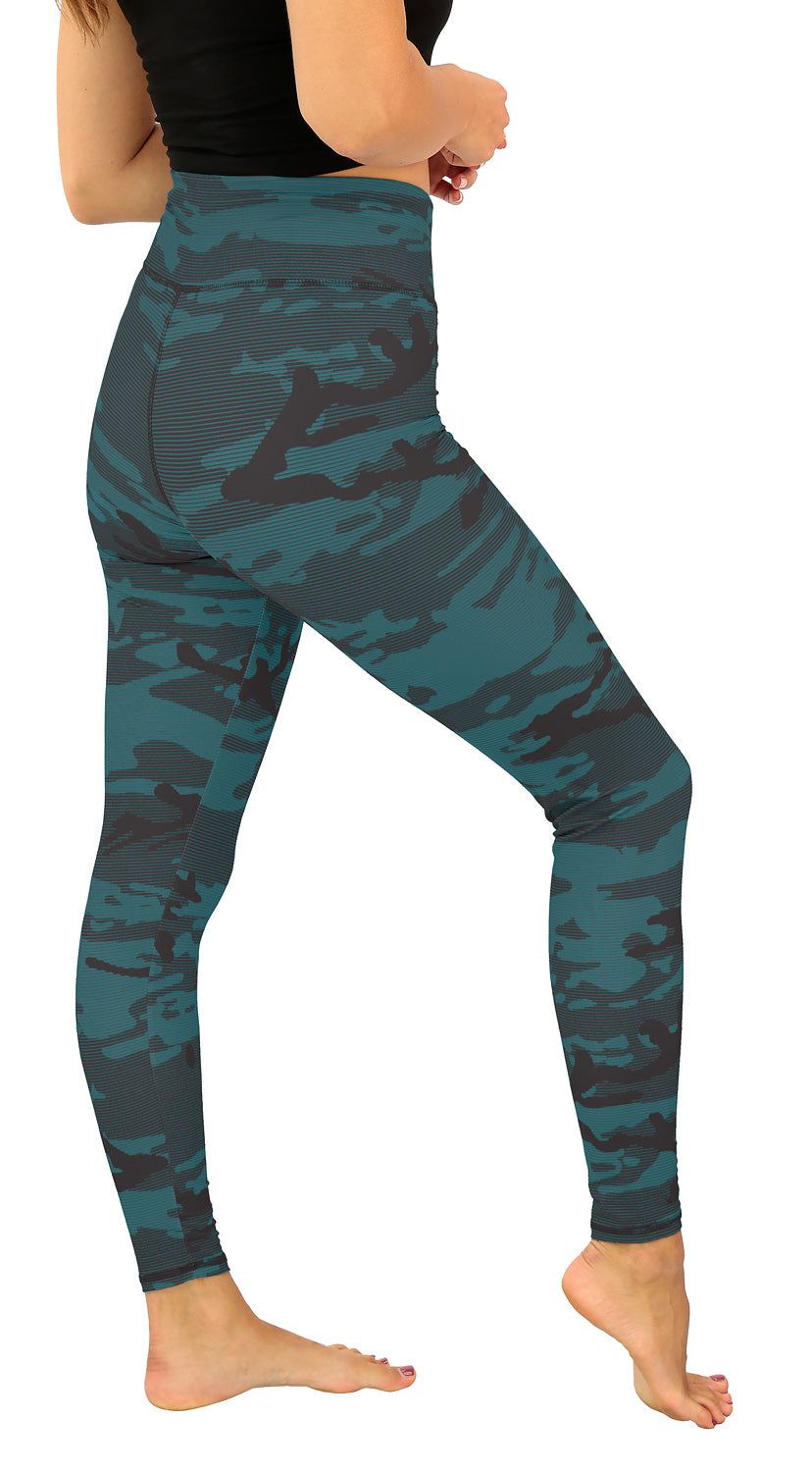 Zubaz NFL Women's Goal Line Camo Line Leggings, Philadelphia Eagles