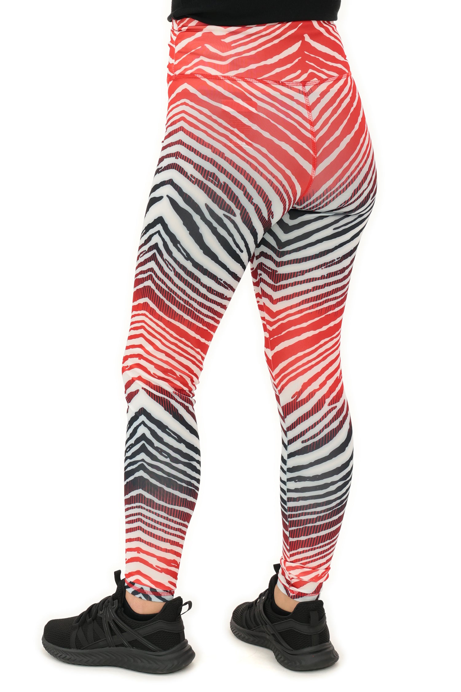Zubaz NFL Women's Primary Logo Zebra Ombre Leggings, Tampa Bay Buccaneers