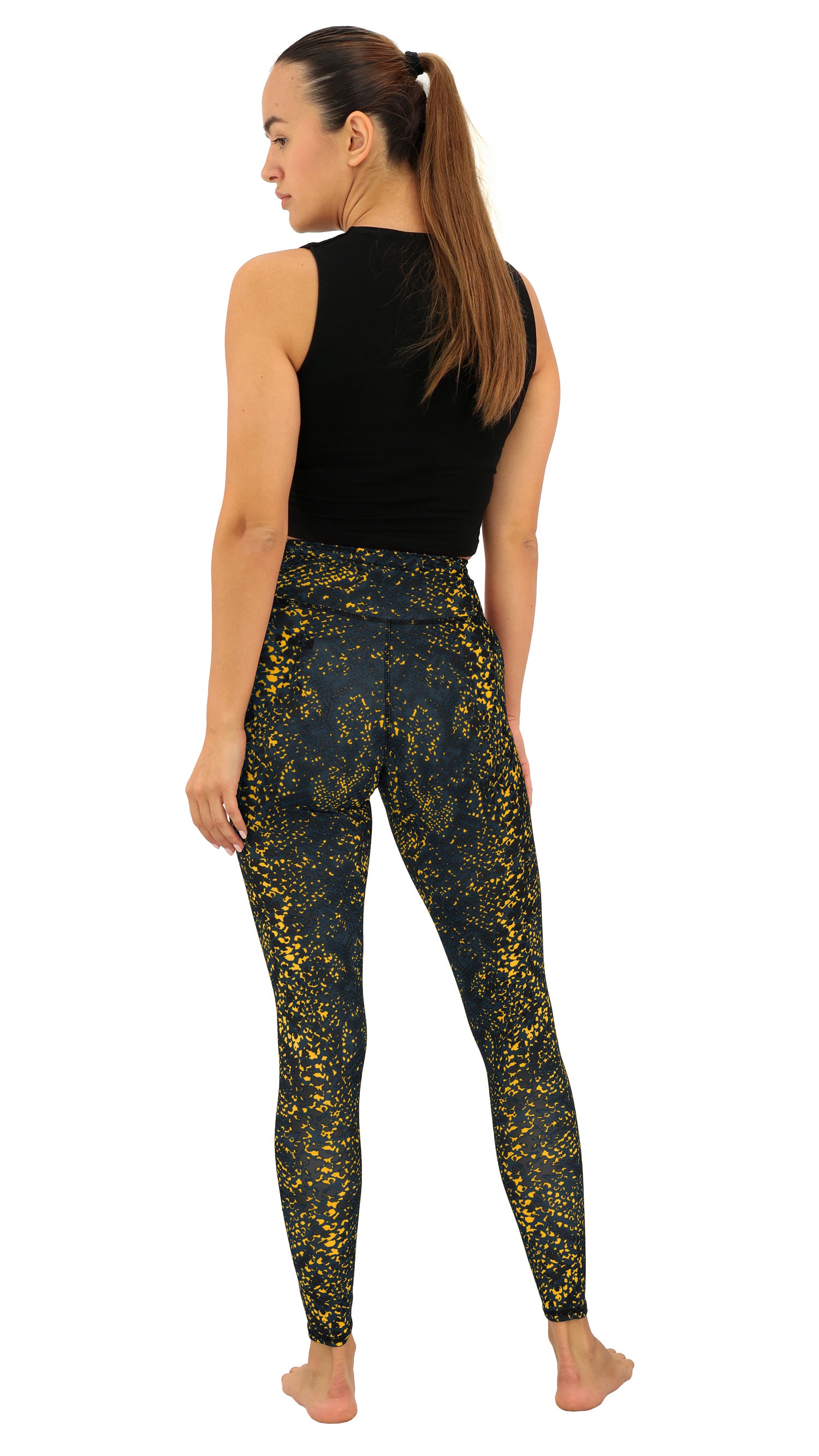 Zubaz NFL Women's Field Goal Primary Post Leggings, Pittsburgh Steelers