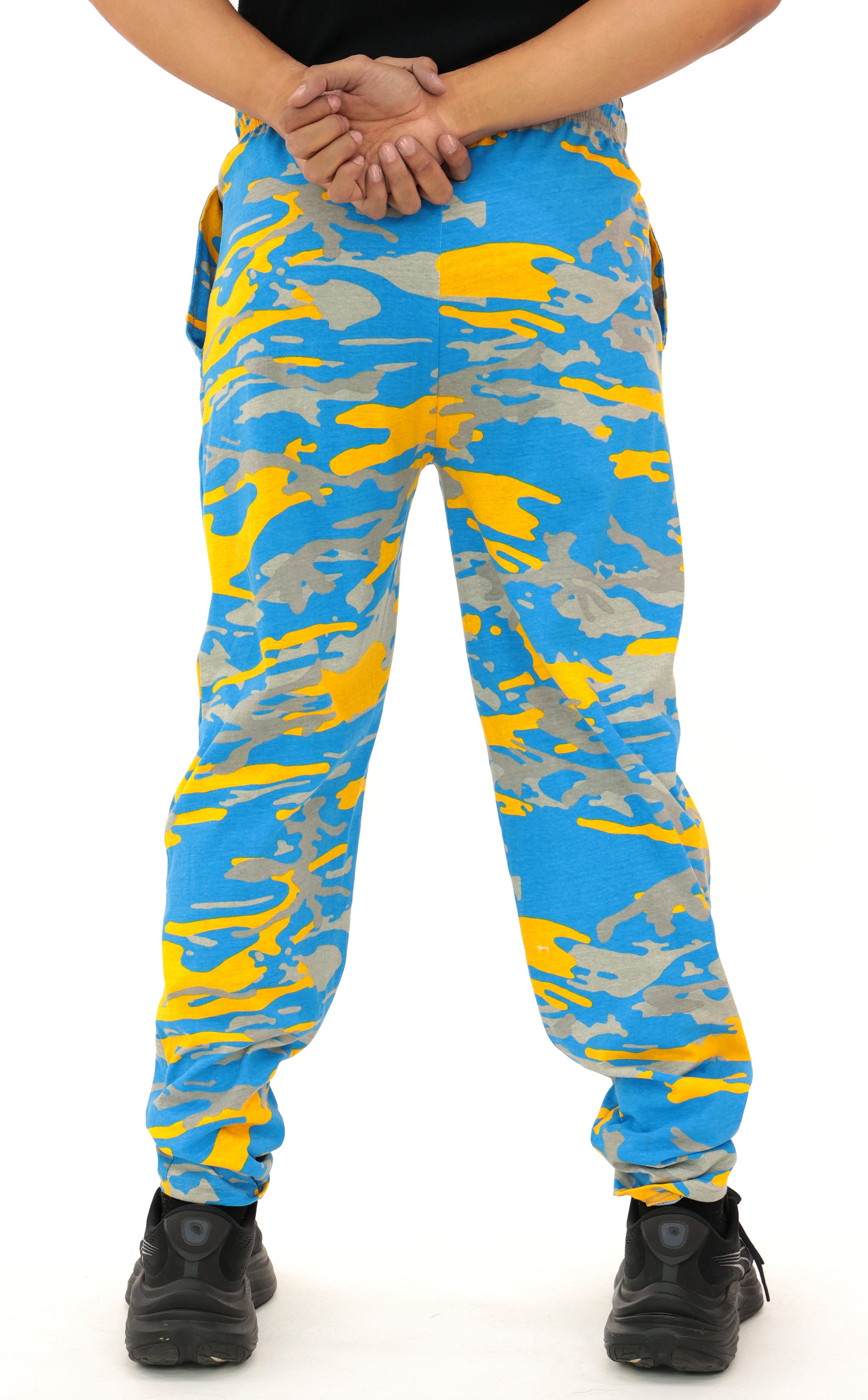 Zubaz NFL Adult Unisex Z88 Embroidered Alt Camo Pants, Los Angeles Chargers