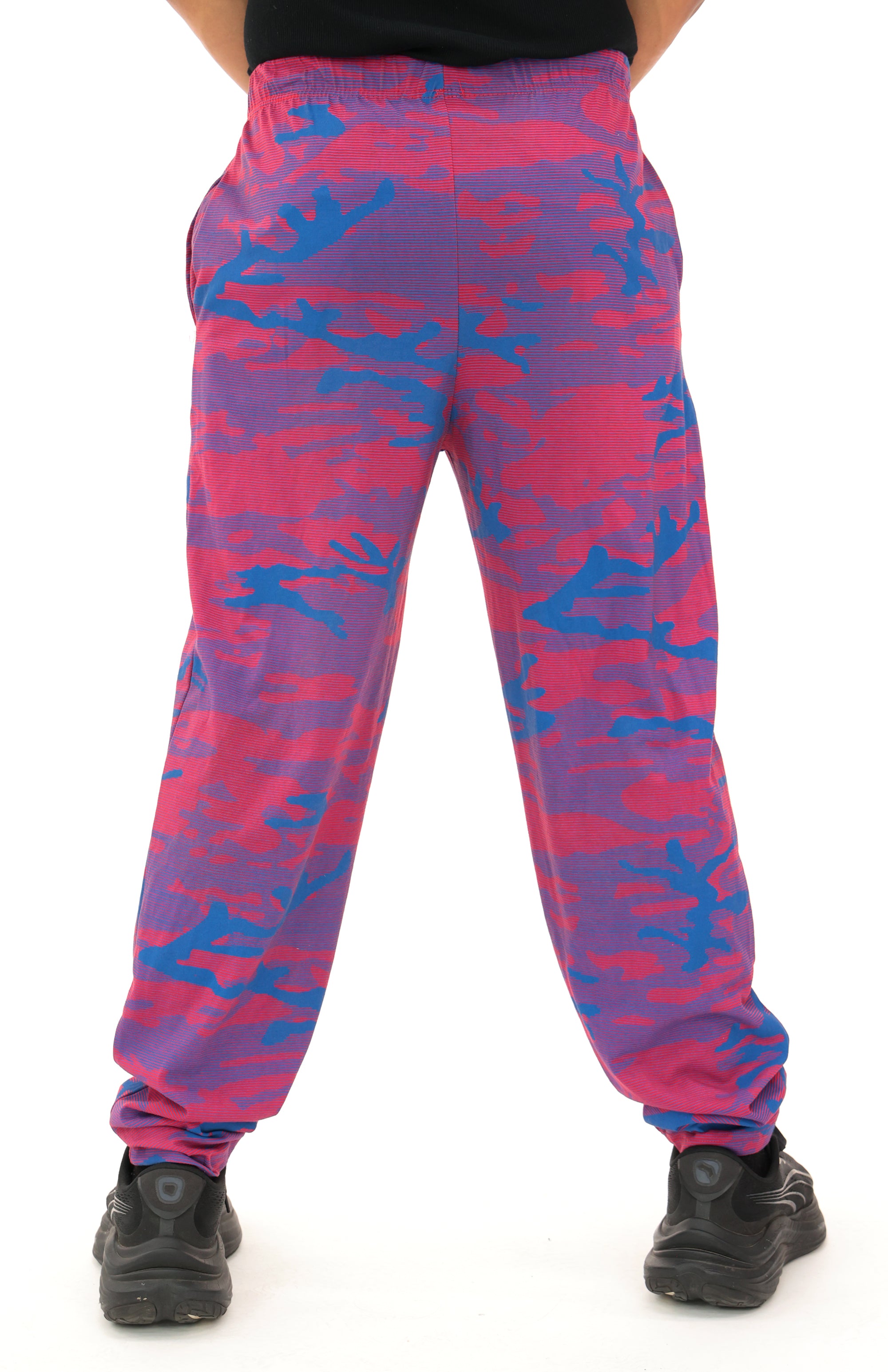 Zubaz NFL Adult Unisex Z88 Camo Lines Pants, Buffalo Bills