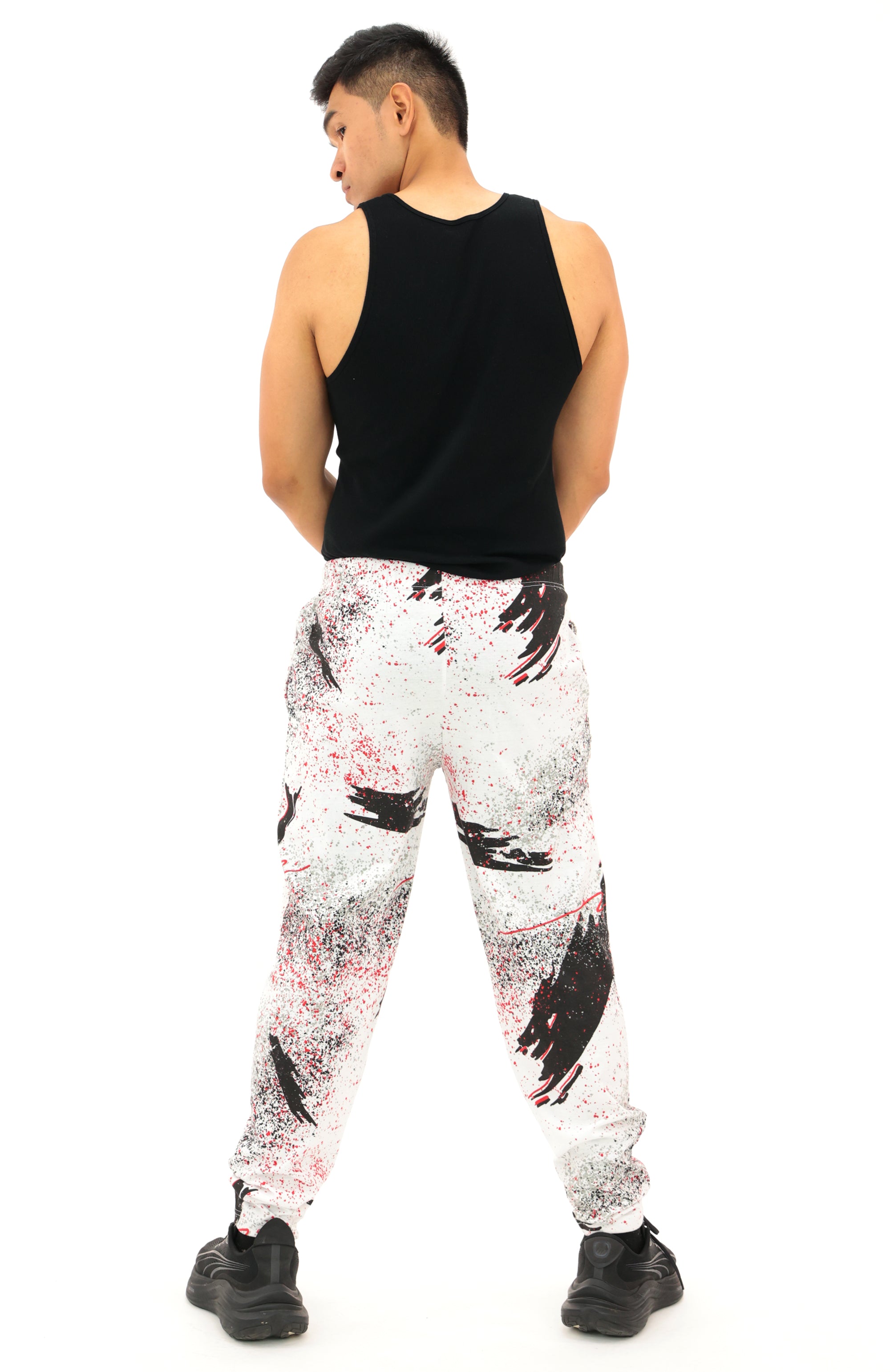 Zubaz NFL Adult Unisex Z88 Embroidered Confetti 3 Color Pants, Tampa Bay Buccaneers