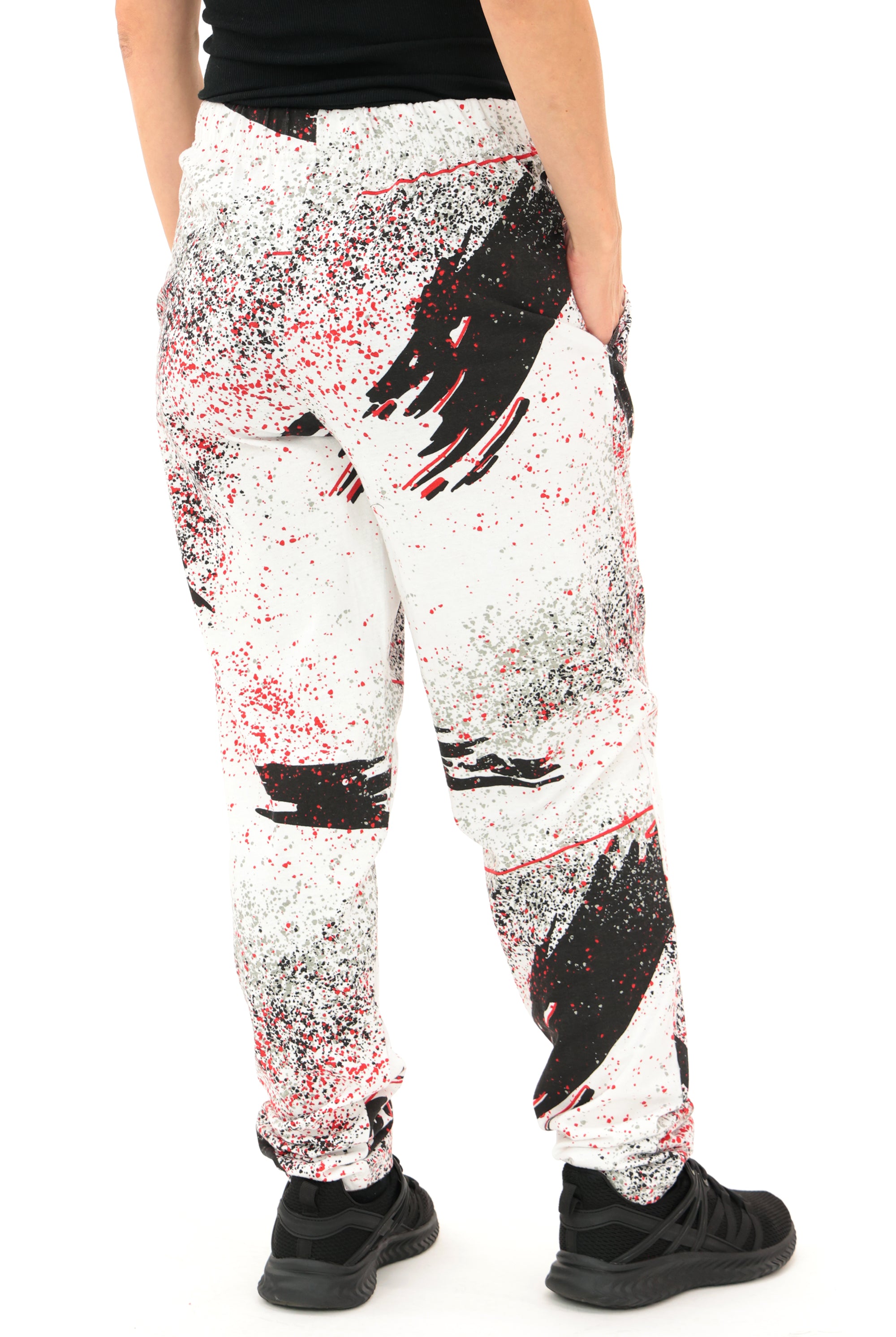 Zubaz NFL Adult Unisex Z88 Embroidered Confetti 3 Color Pants, Tampa Bay Buccaneers