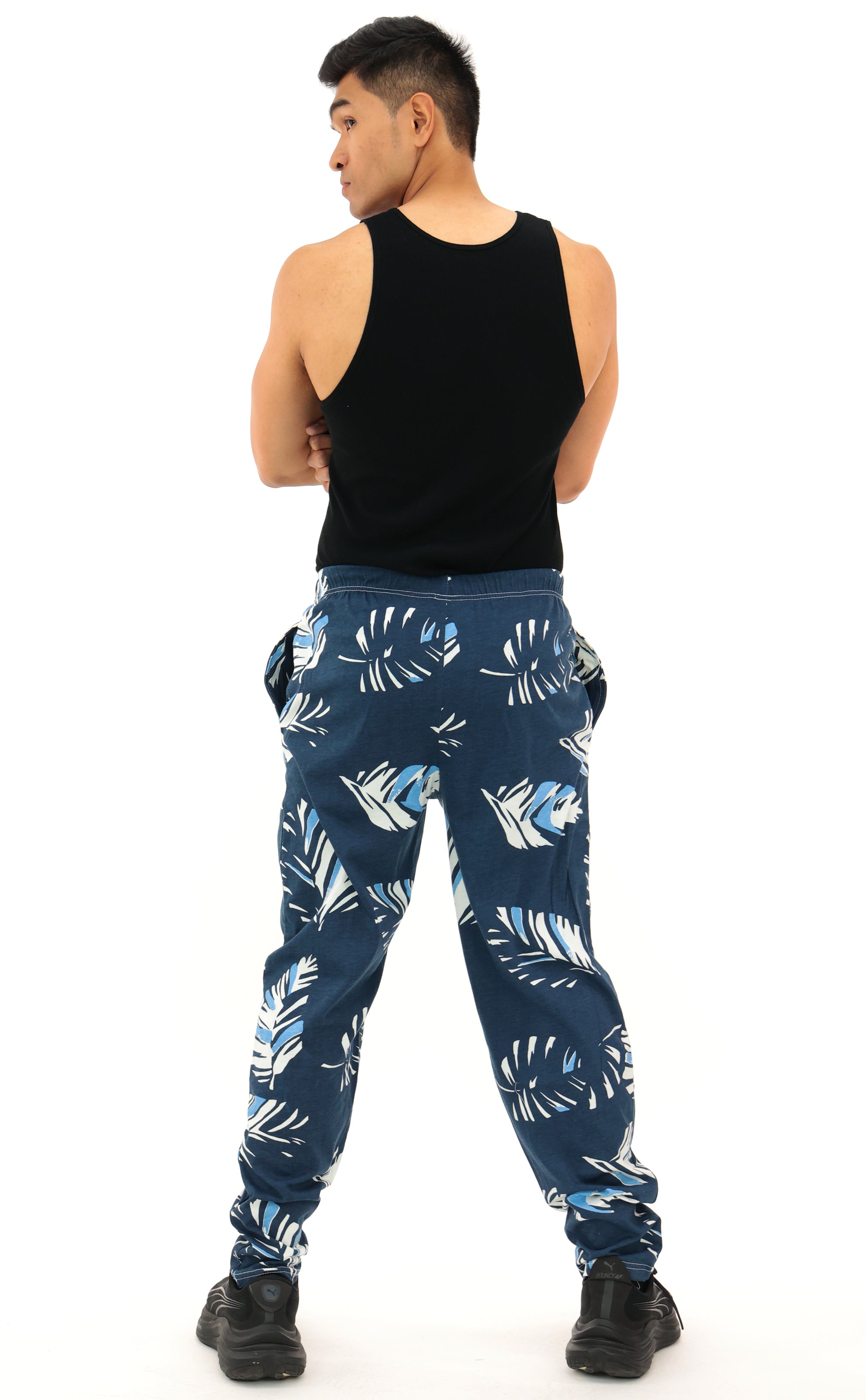 Zubaz NFL Adult Unisex Z88 Embroidered Leaf 3 Color Pants, Tennessee T