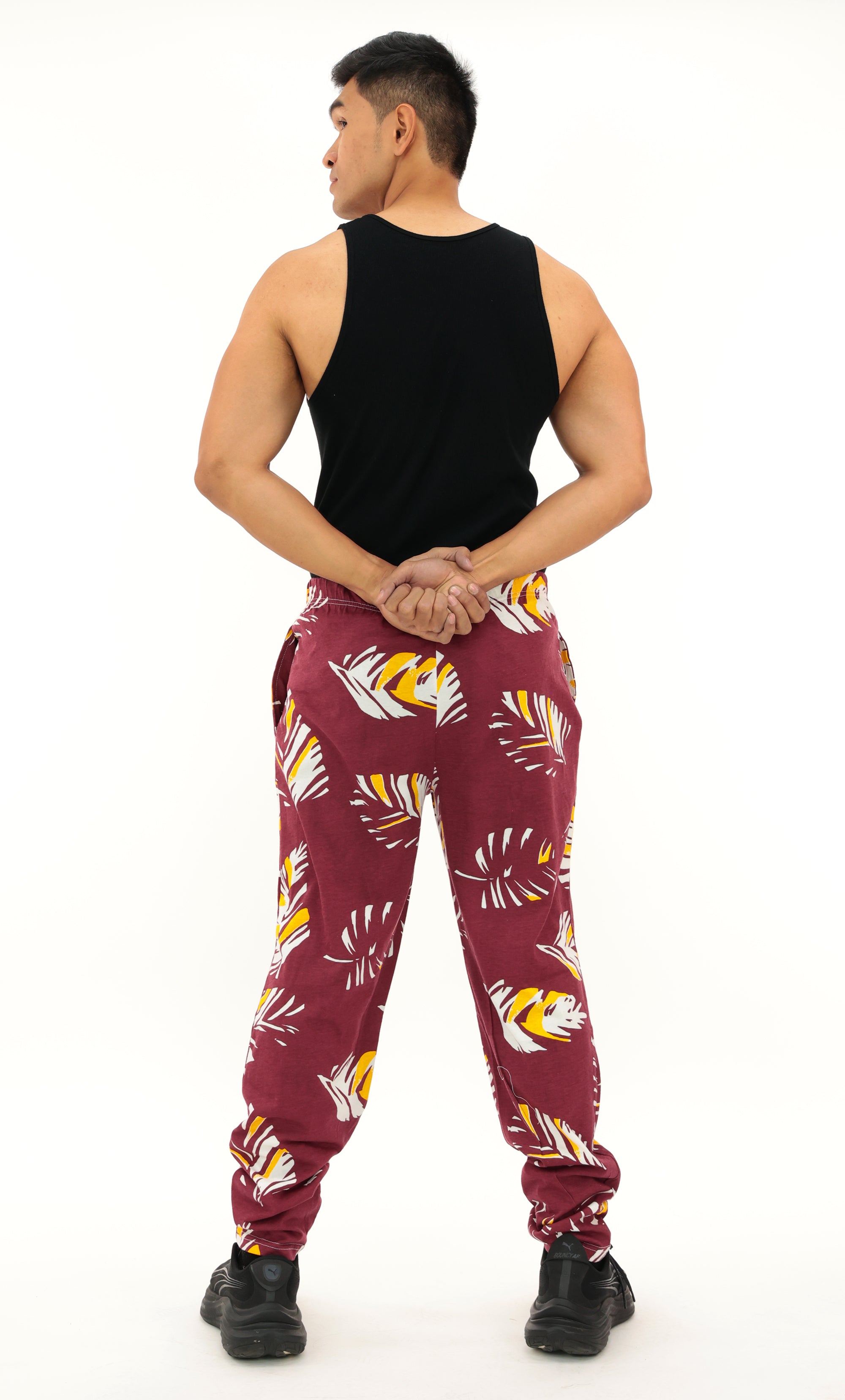 Zubaz NFL Adult Unisex Z88 Embroidered Leaf 3 Color Pants, Washington Commanders