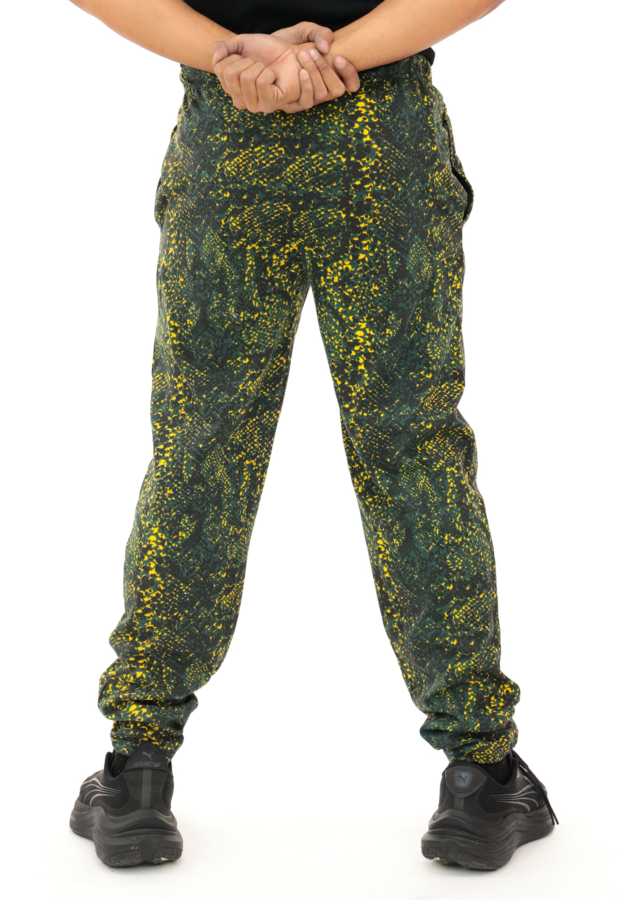 Zubaz NFL Adult Unisex Z88 Embroidered Post Pattern Pants, Green Bay Packers