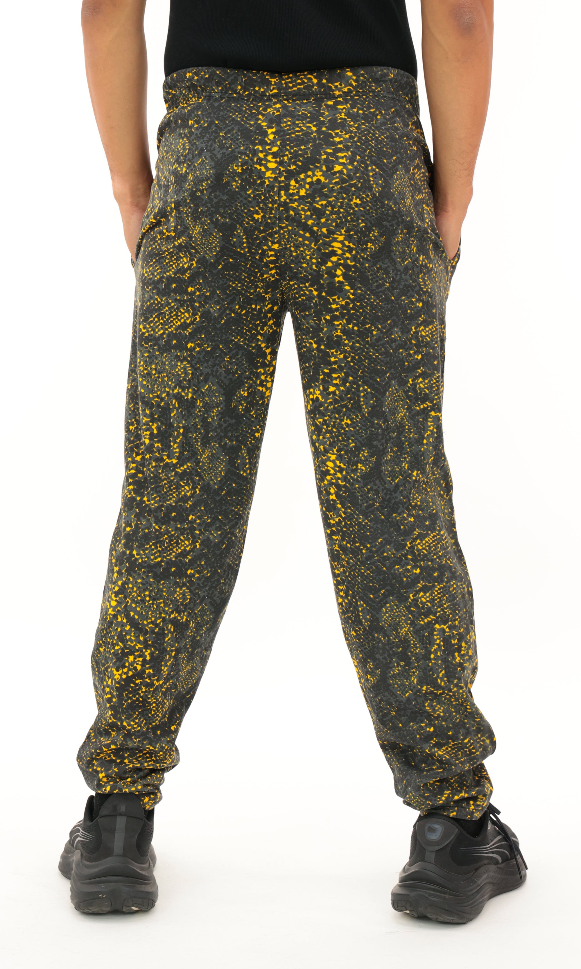 Zubaz NFL Adult Unisex Z88 Embroidered Post Pattern Pants, Pittsburgh Steelers