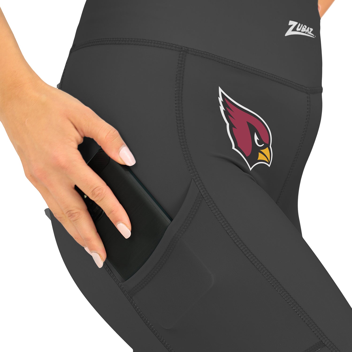 Zubaz NFL Women's Fade Primary Logo Leggings, Arizona Cardinals