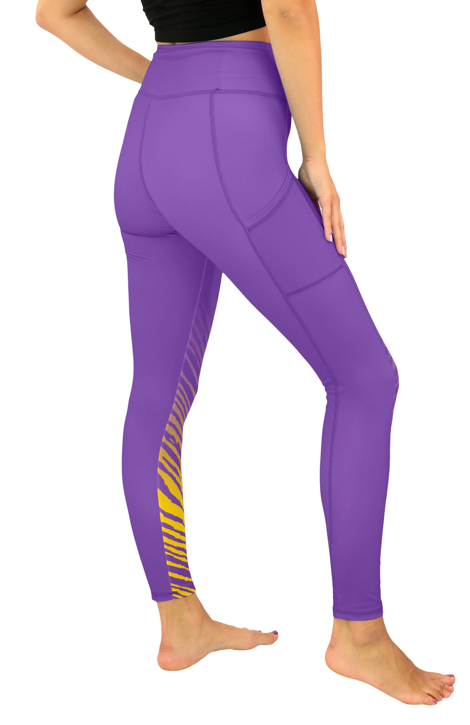 Zubaz NFL Women's Fade Primary Logo Leggings, Minnesota Vikings