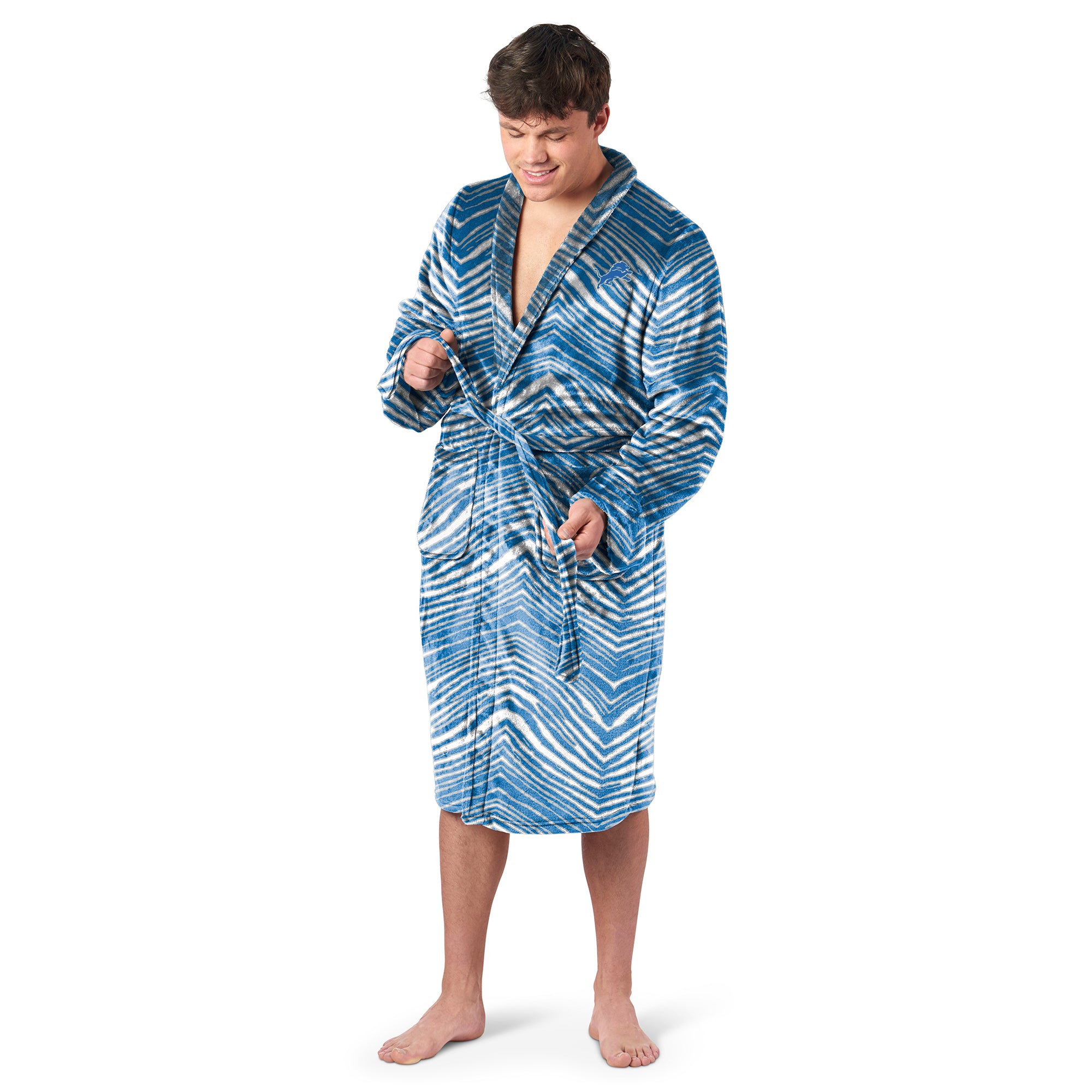 Zubaz X Northwest SCATTER PRINT ROBE ZUBAZ - LIONS