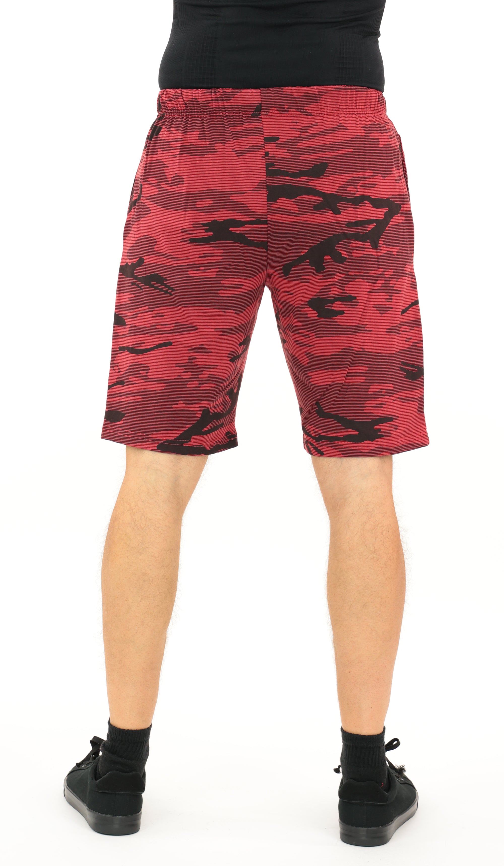 Zubaz NFL Adult Unisex Z88 Camo Lines Shorts, Atlanta Falcons