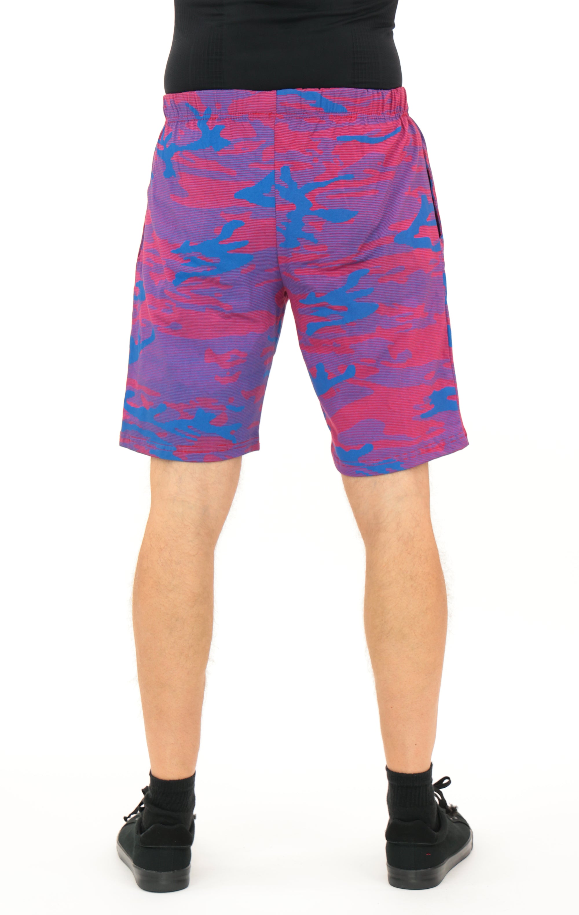 Zubaz NFL Adult Unisex Z88 Camo Lines Shorts, Buffalo Bills