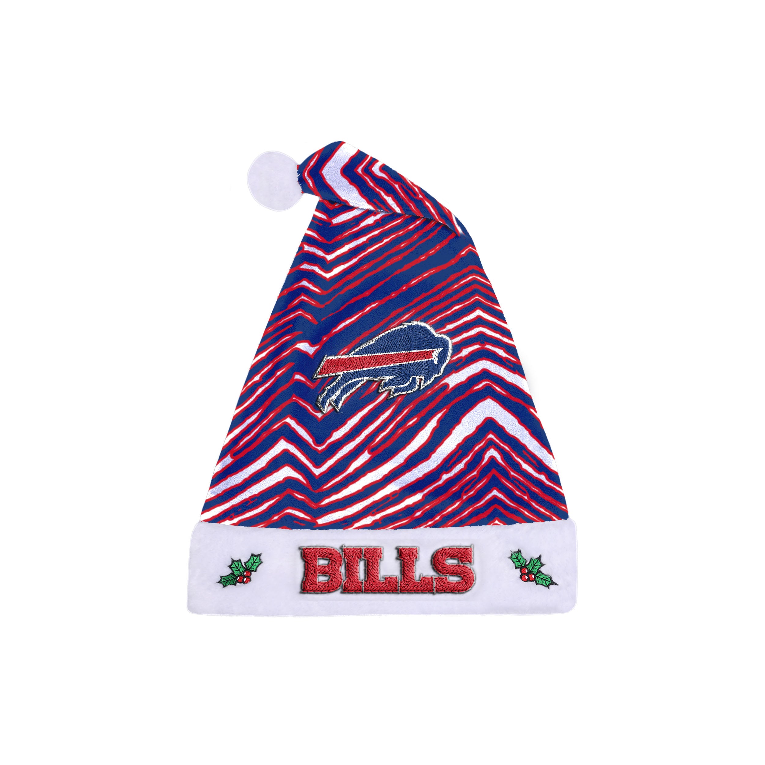 Zubaz Santa Hat NFL Buffalo Bills - Team color