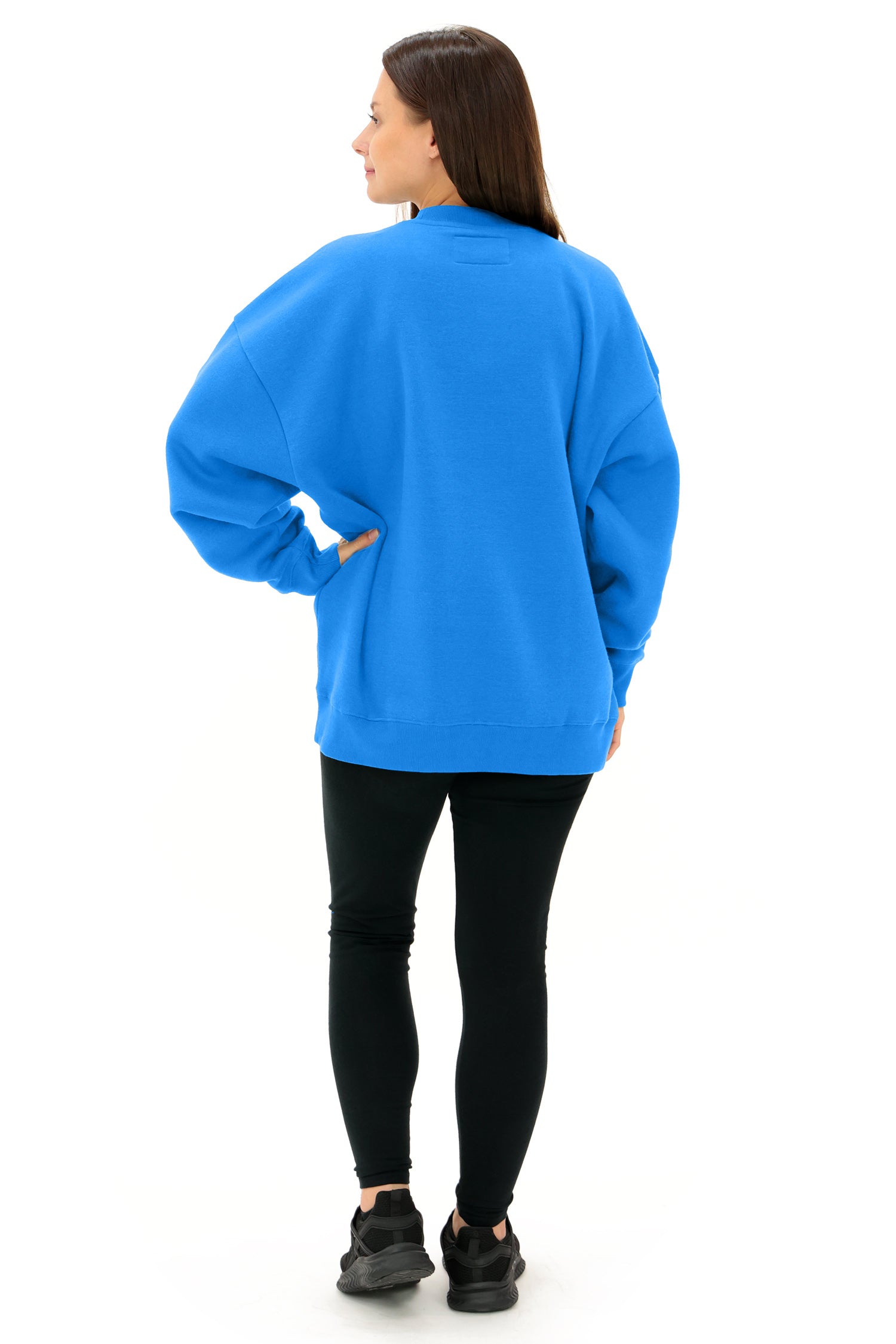 Zubaz NFL   90s Drop Shoulder Crewneck -MVP, LOS ANGELES CHARGERS