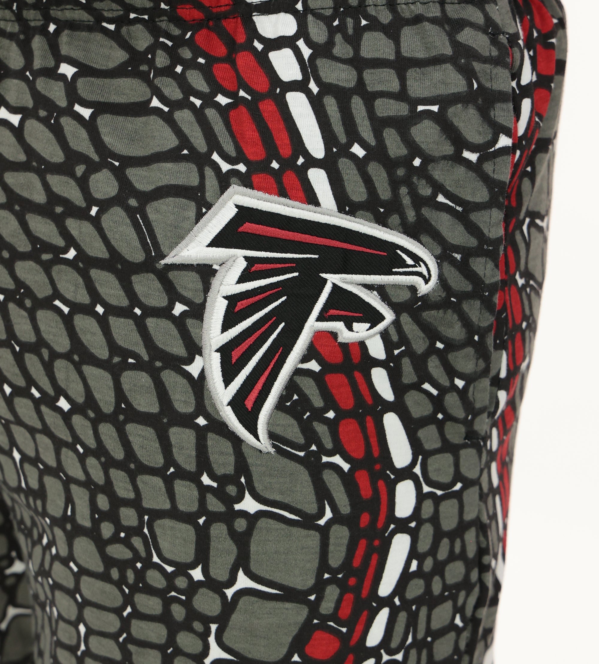 Zubaz NFL Adult Unisex Z88 Embroidered Gator 3 Color Pants, Atlanta Falcons