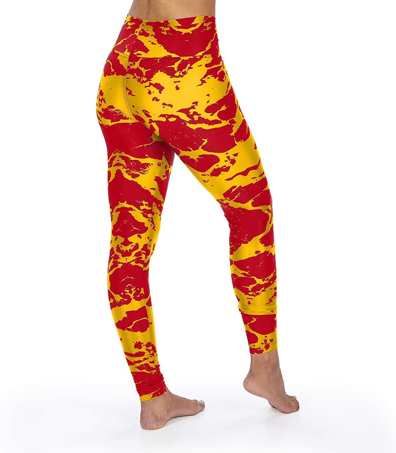 Zubaz Women's Kansas City Chiefs Team Colors Lava Legging