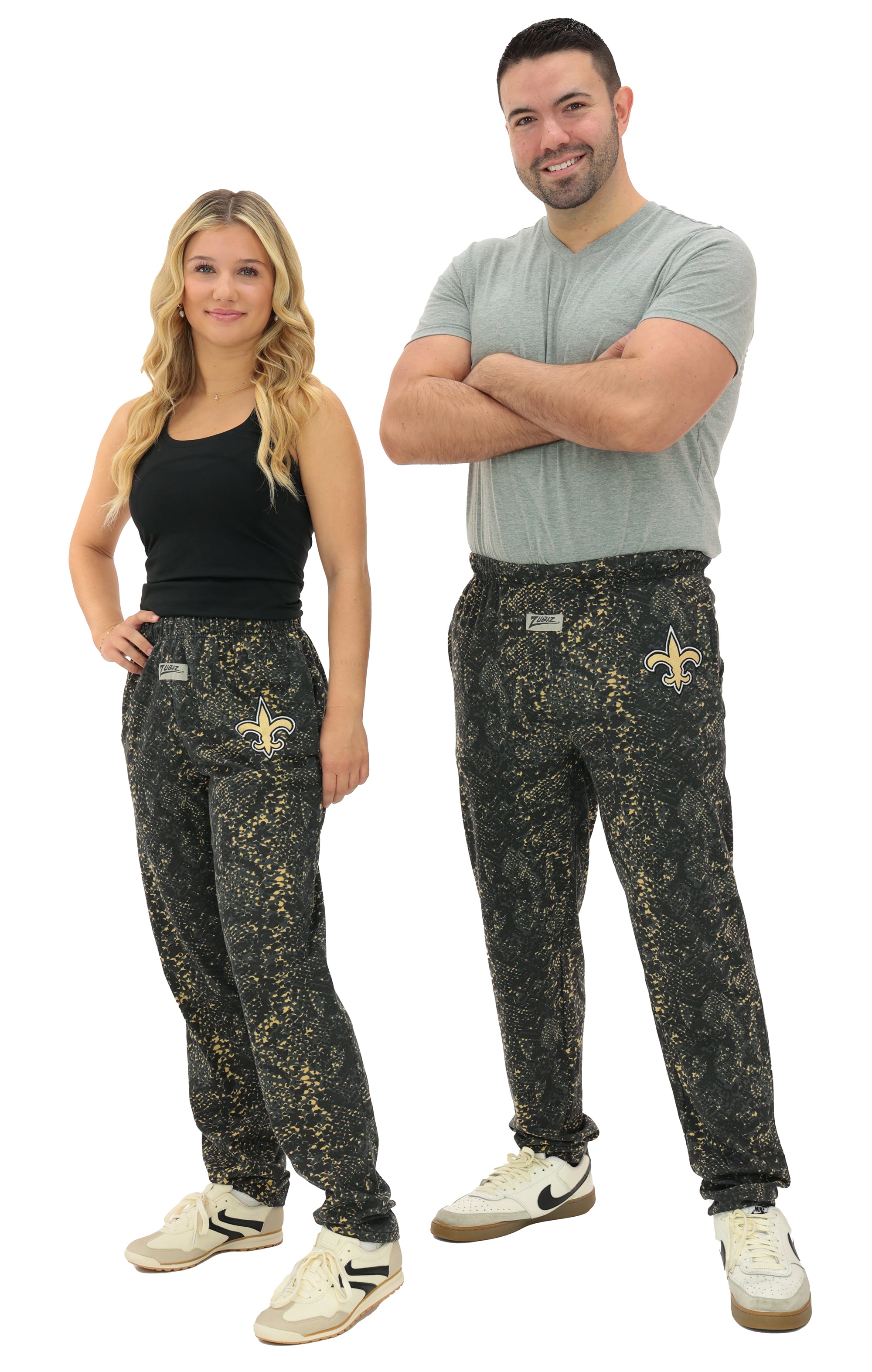 Zubaz NFL Adult Unisex for Men and Women Z88 Embroidered Post Pattern