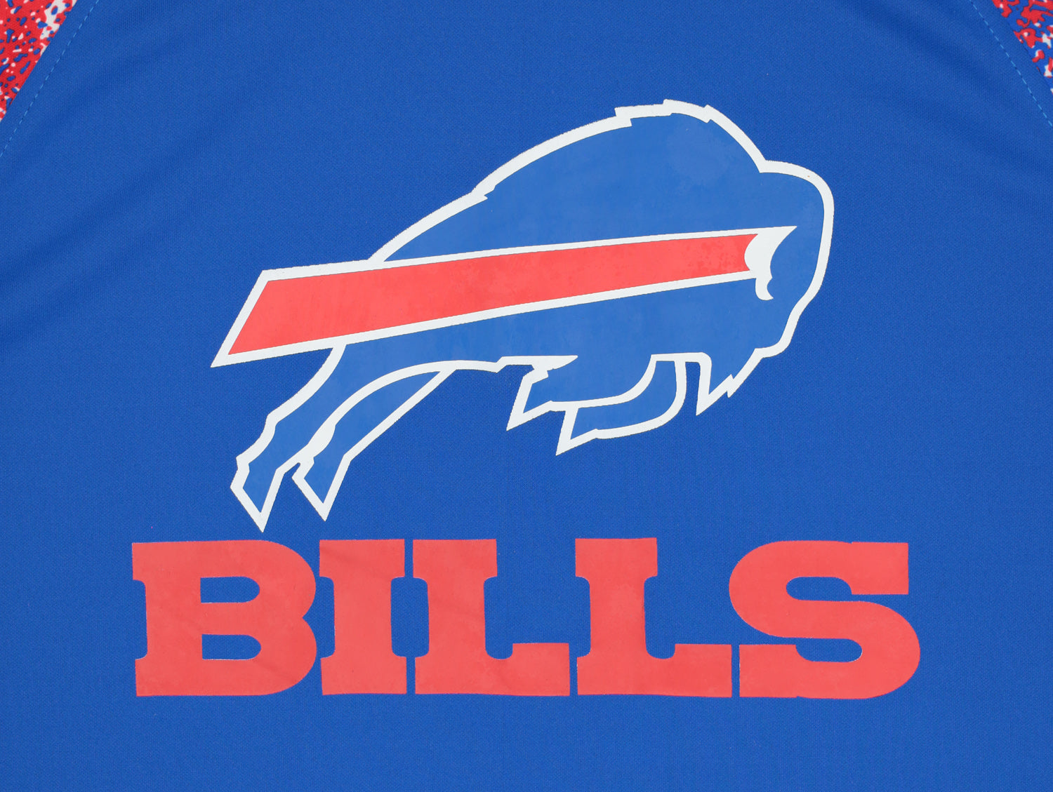 Zubaz NFL Men's Buffalo Bills French Terry Static Light Weight Hoodie