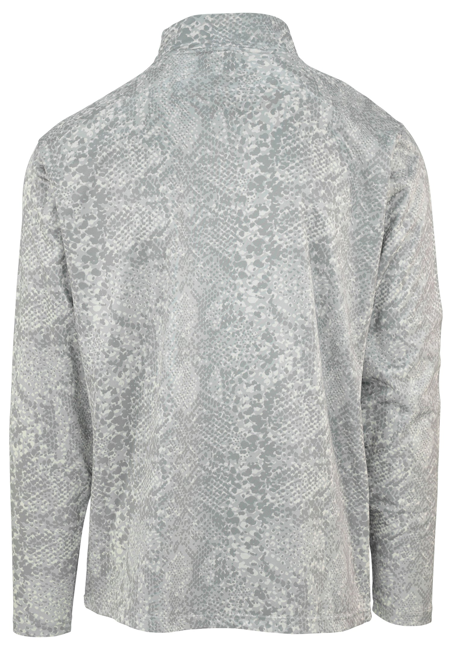 Zubaz NFL Men's Gray 1/4 Zip Fleece Sweatshirt Buffalo Bills