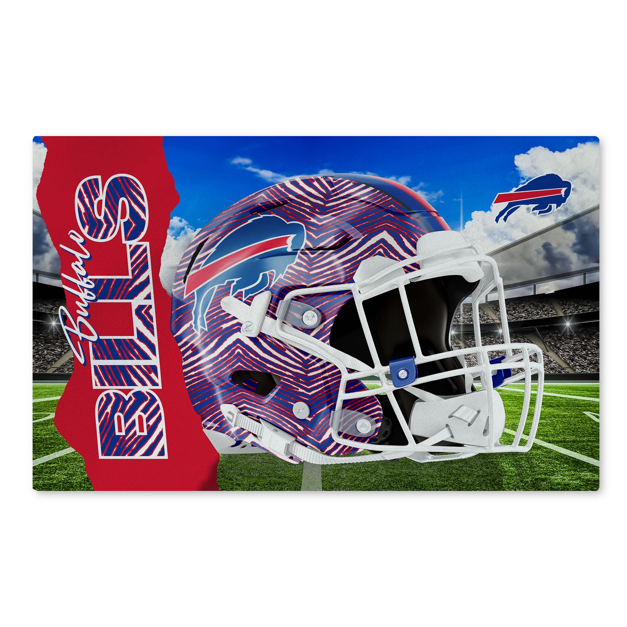 Zubaz X Northwest 20X32 WASHABLE RUG ZUBAZ - BILLS