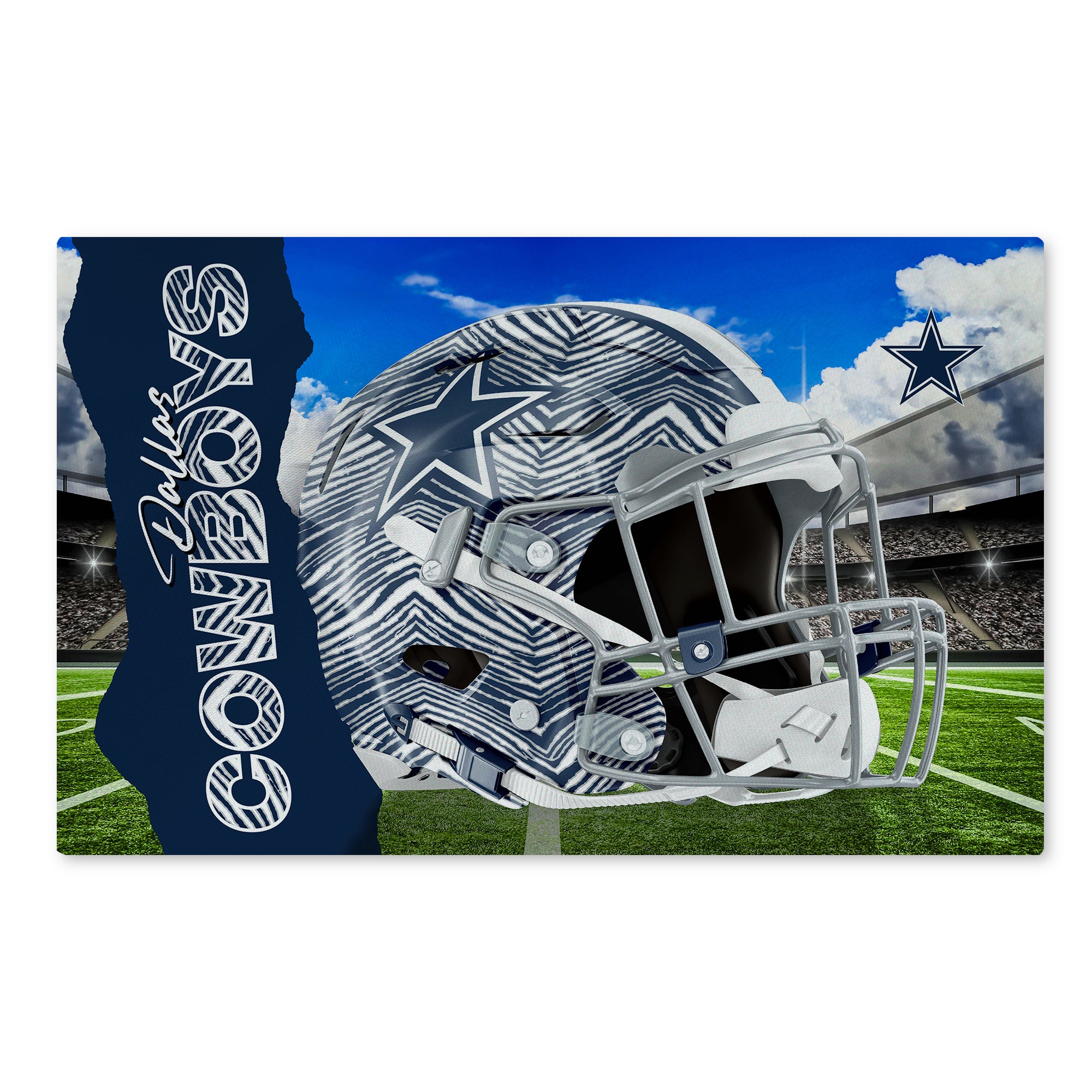 Zubaz X Northwest 20X32 WASHABLE RUG ZUBAZ - COWBOYS