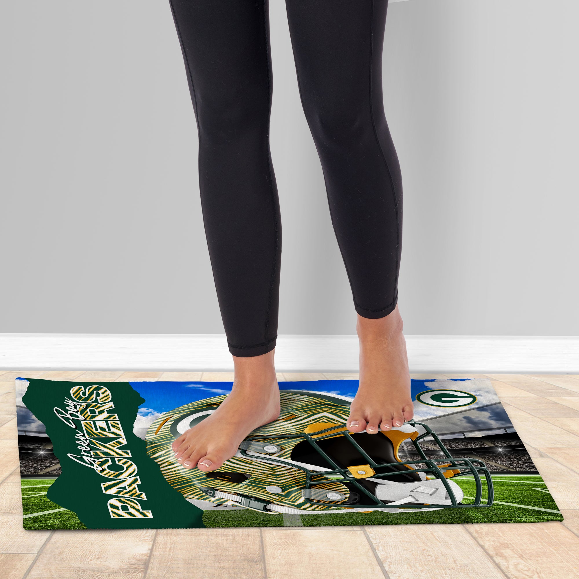 Zubaz X Northwest 20X32 WASHABLE RUG ZUBAZ - PACKERS