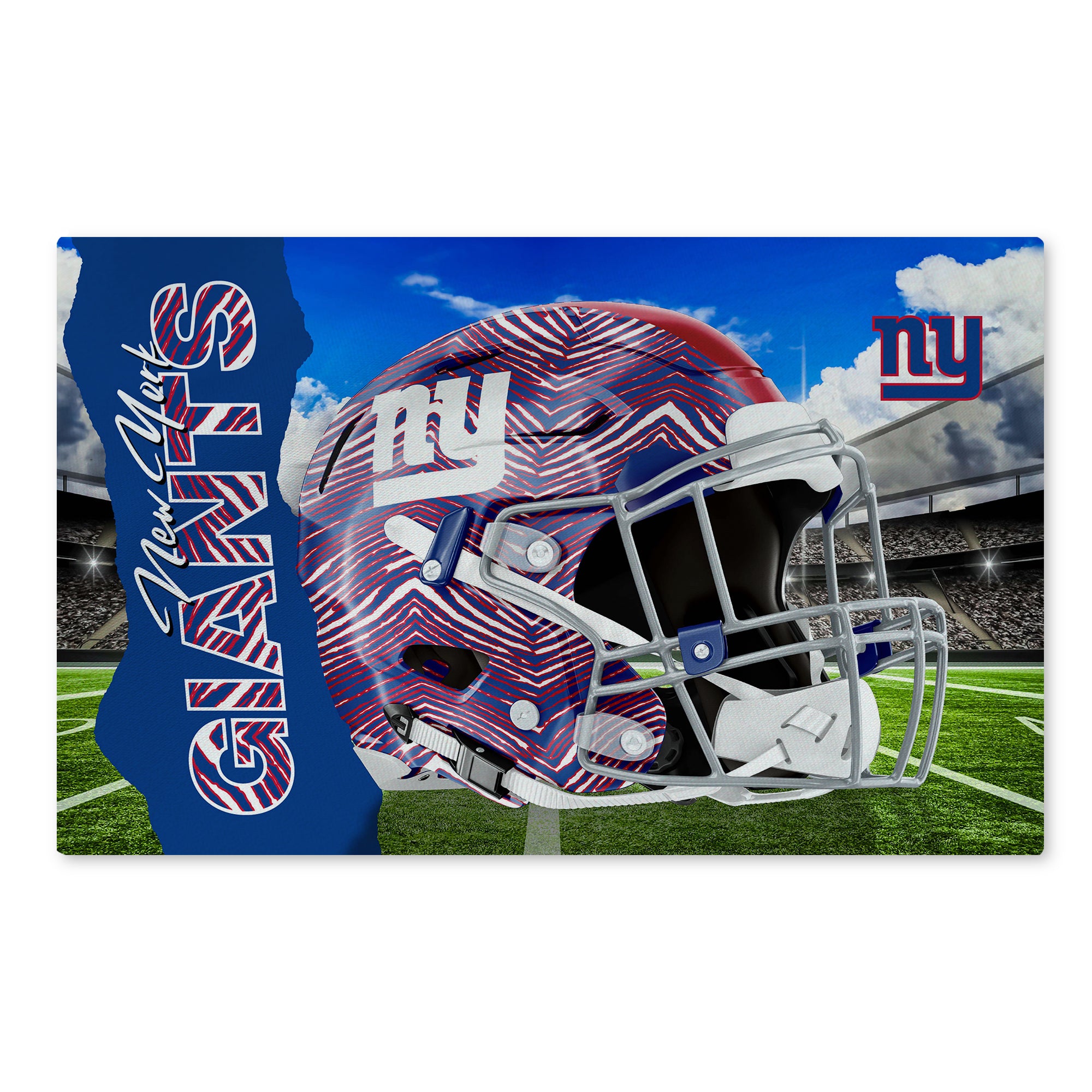 Zubaz X Northwest 20X32 WASHABLE RUG ZUBAZ - NY GIANTS