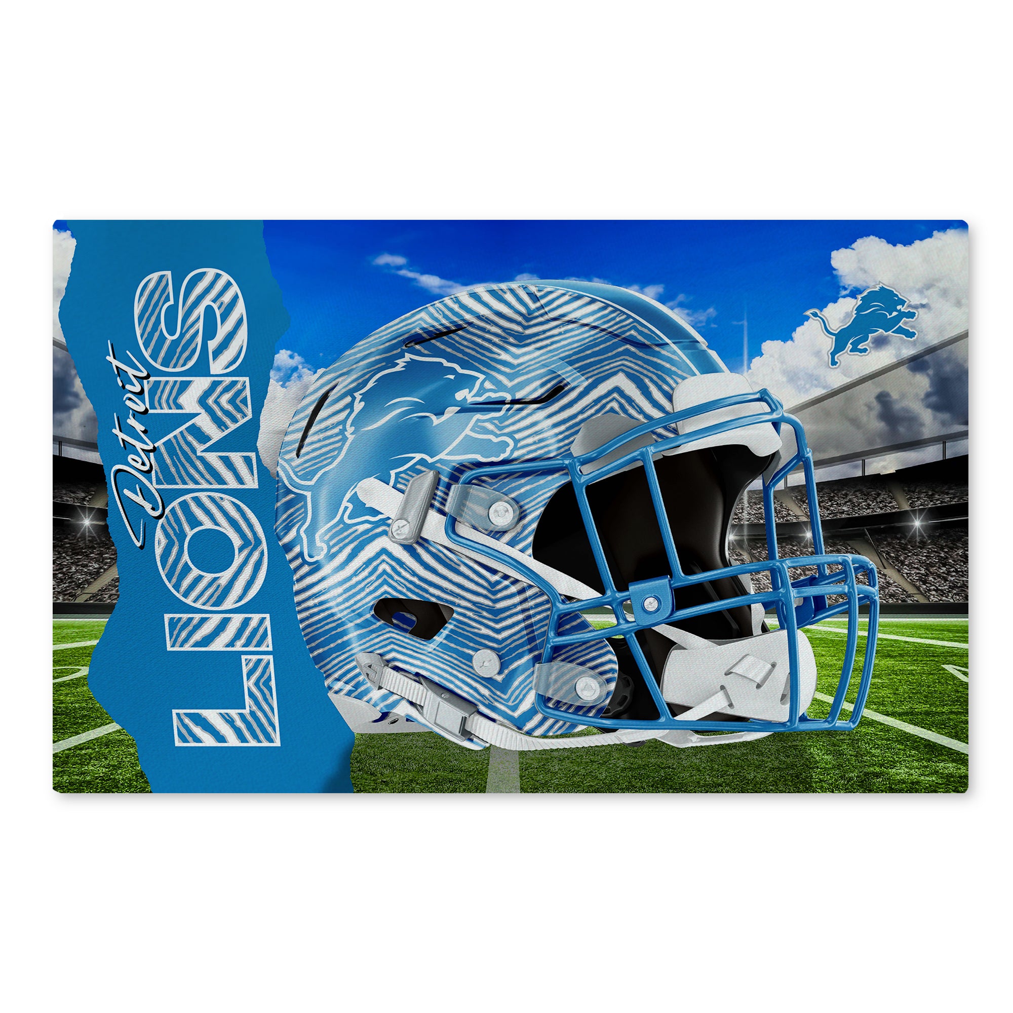 Zubaz X Northwest 20X32 WASHABLE RUG ZUBAZ - LIONS